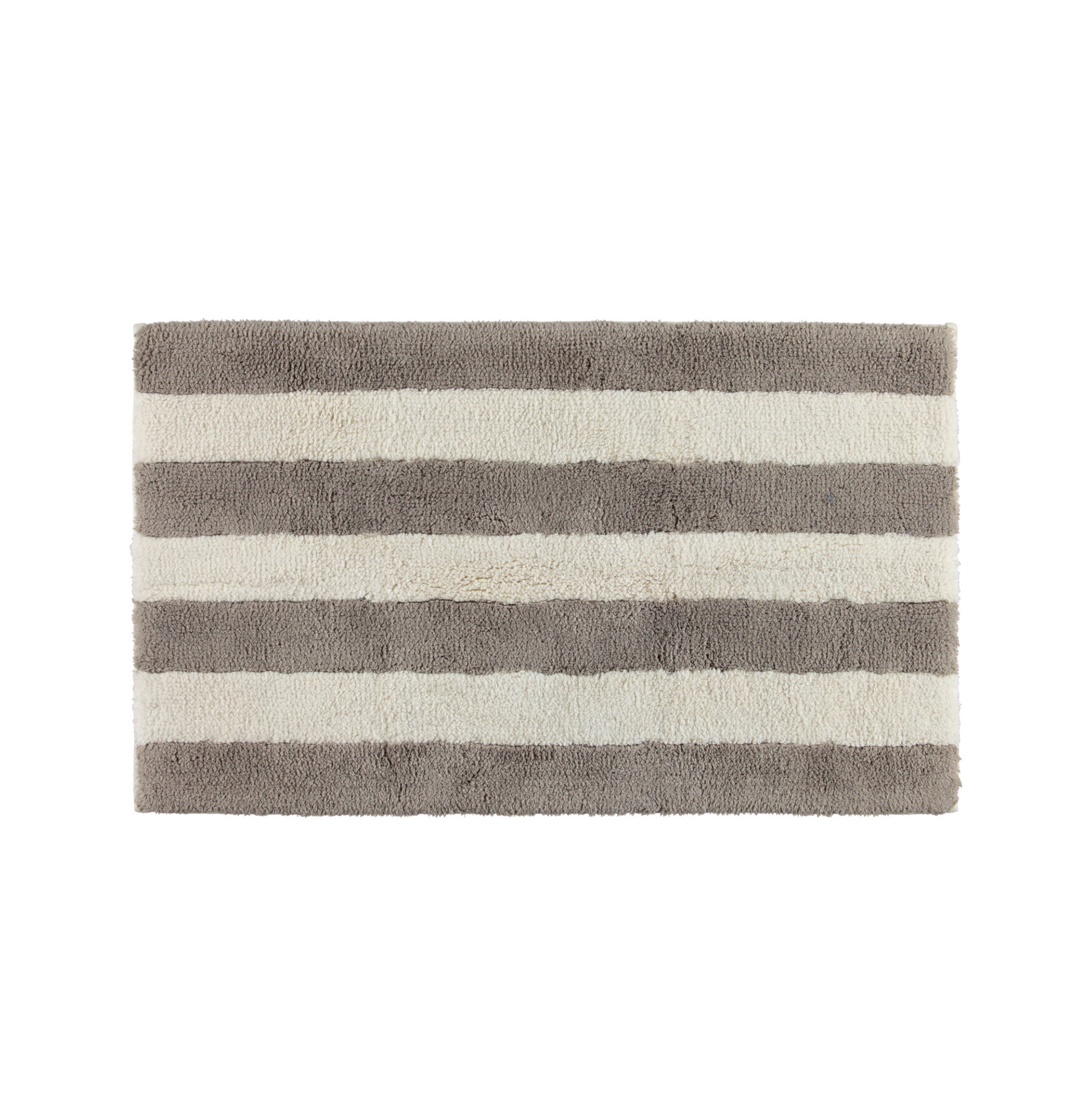 Thermae 100% cotton bath mat, White / Grey, large image number 0