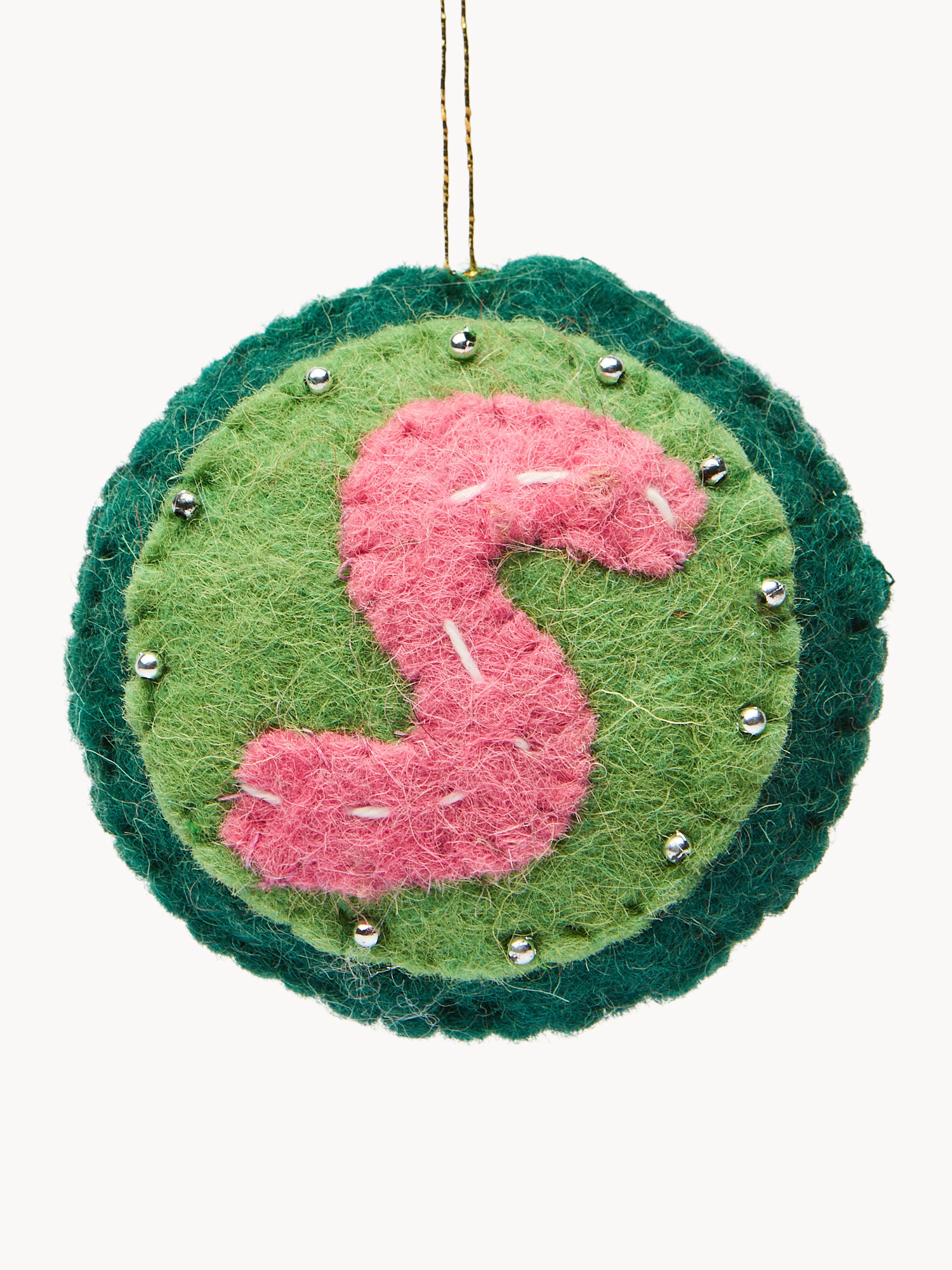 Pallina in feltro lettera S, Multicolor, large image number 1