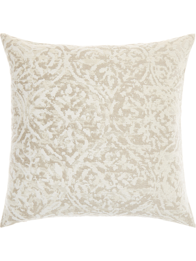 Jacquard fabric cushion with elegant patterns
