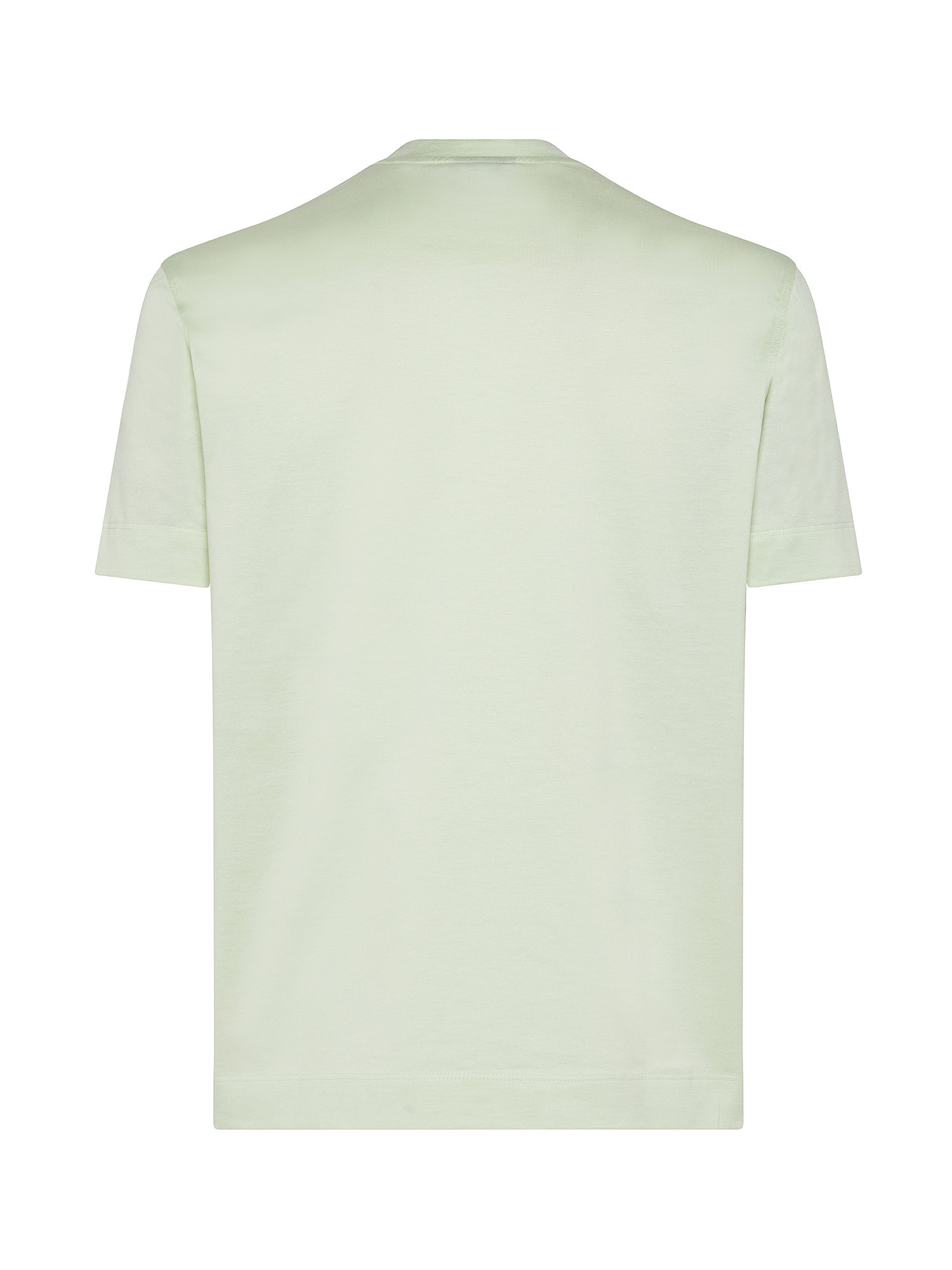 Emporio Armani - Cotton T-shirt with logo, Lime Green, large image number 1