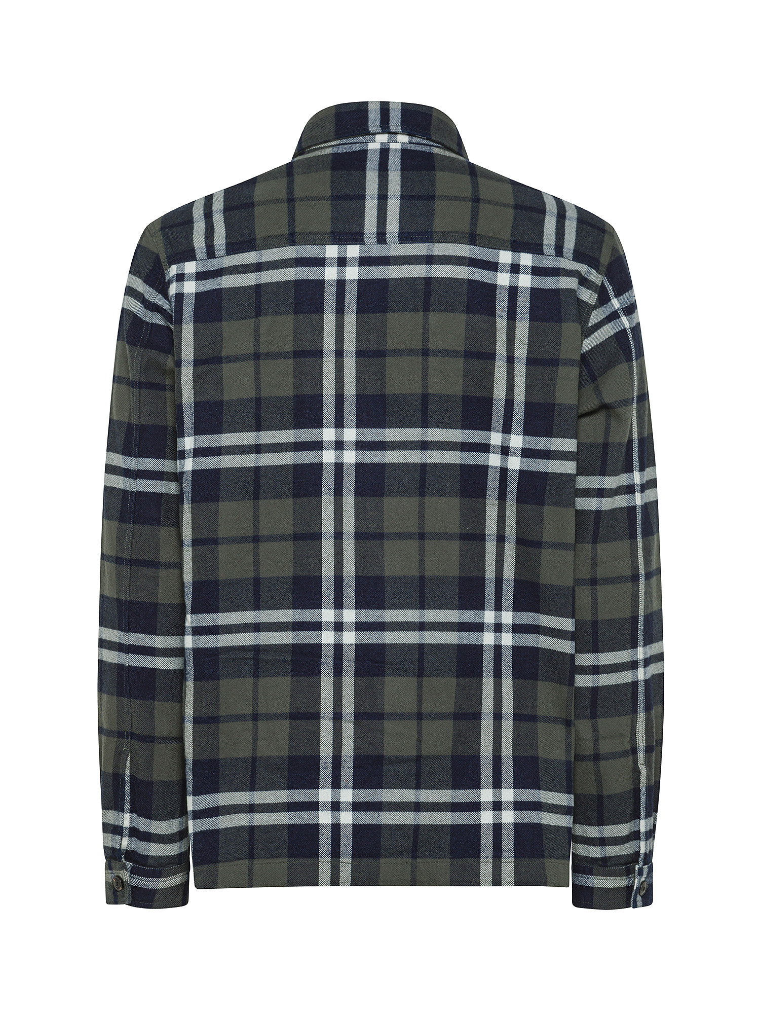 Hugo - Oversized checked shirt in cotton, Green, large image number 1