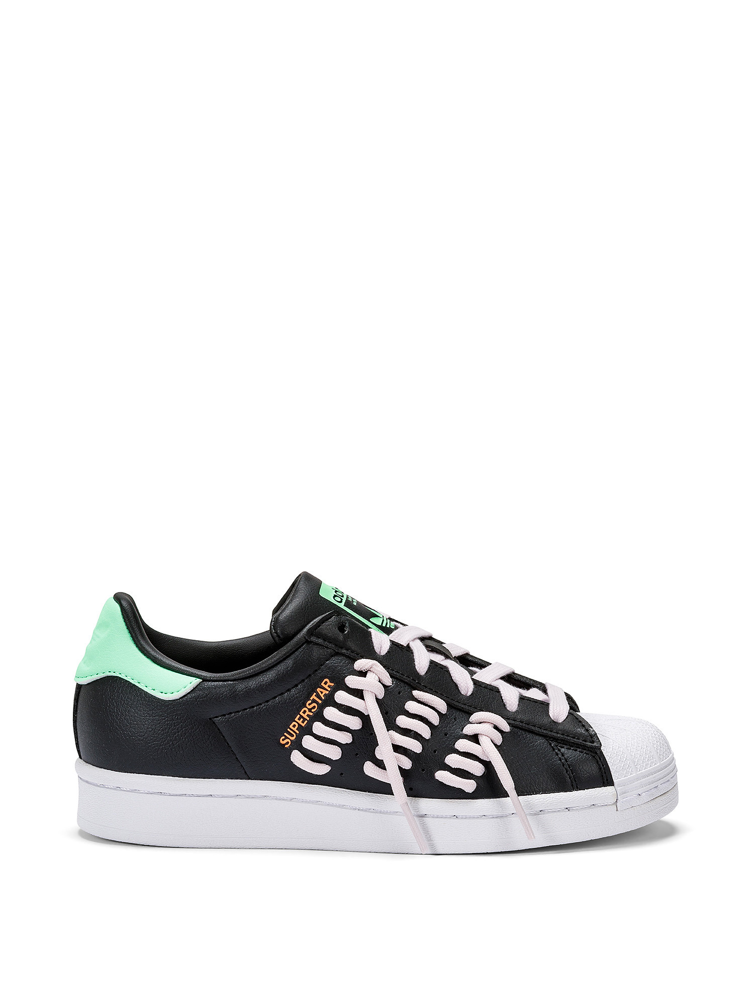Adidas - Superstar Shoes, Black, large image number 0