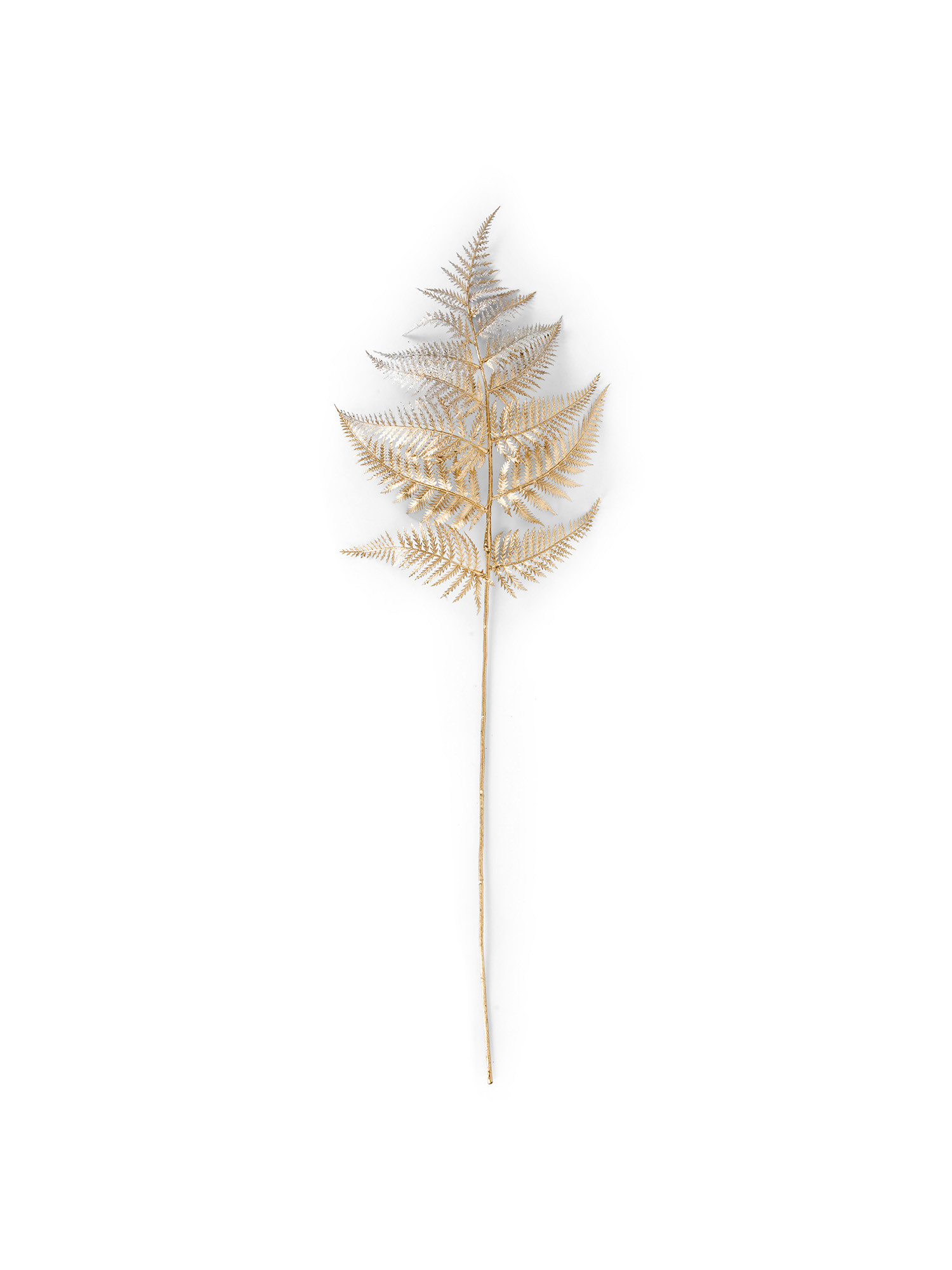 Metallic fern branch, Gold, large image number 0