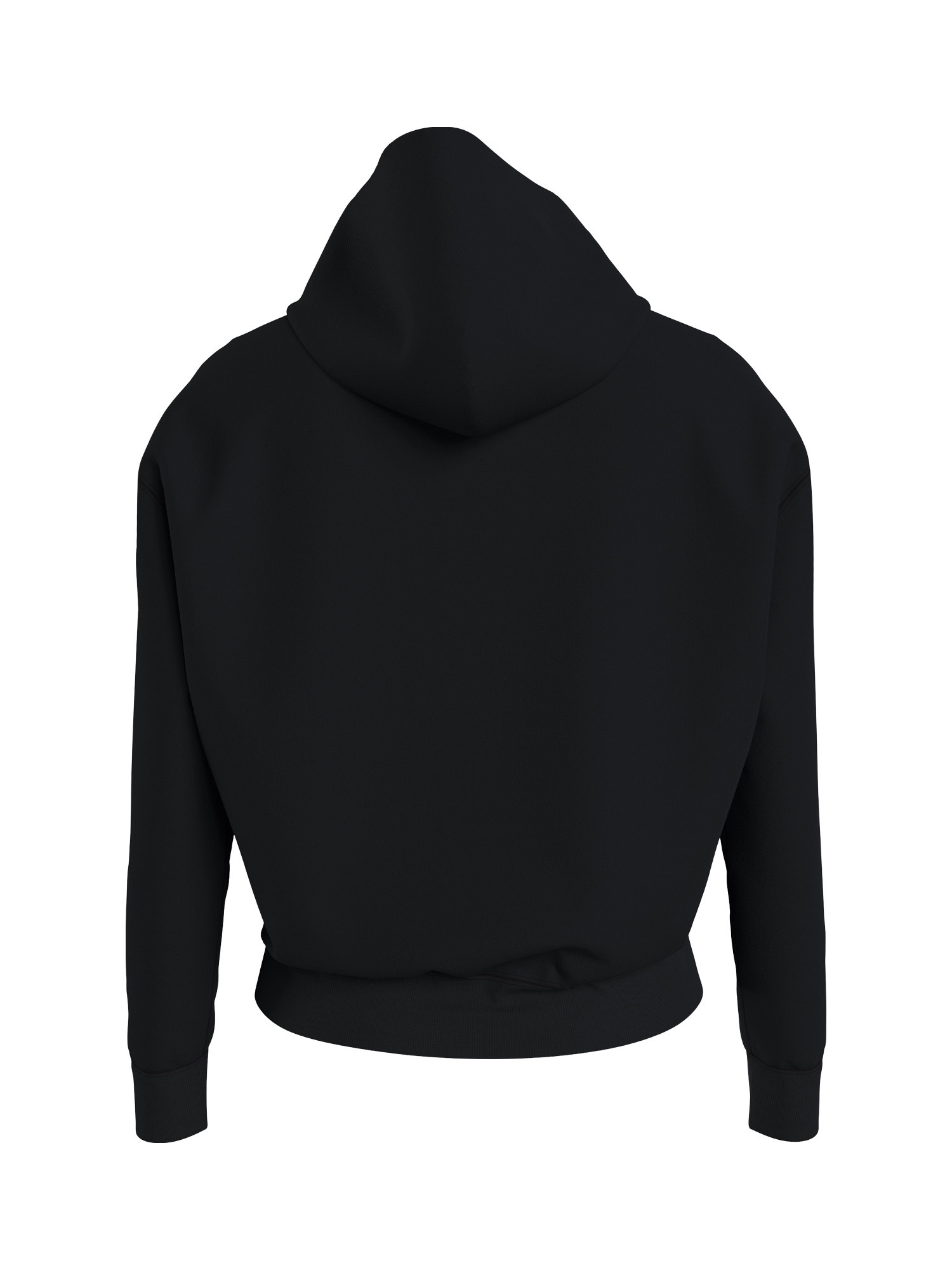 Tommy Jeans - Cotton hooded sweatshirt, Black, large image number 5