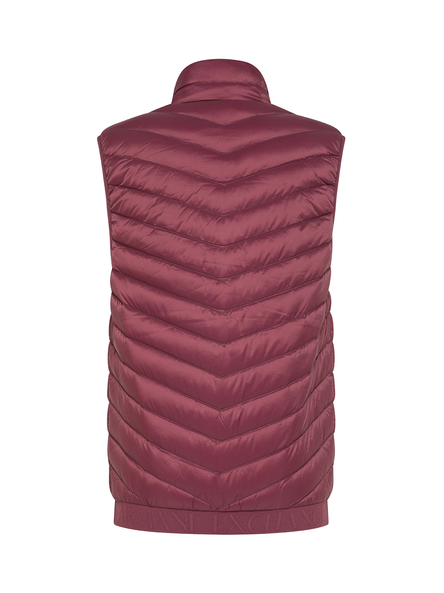 Armani Exchange - Padded sleeveless down jacket, Red Bordeaux, large image number 1