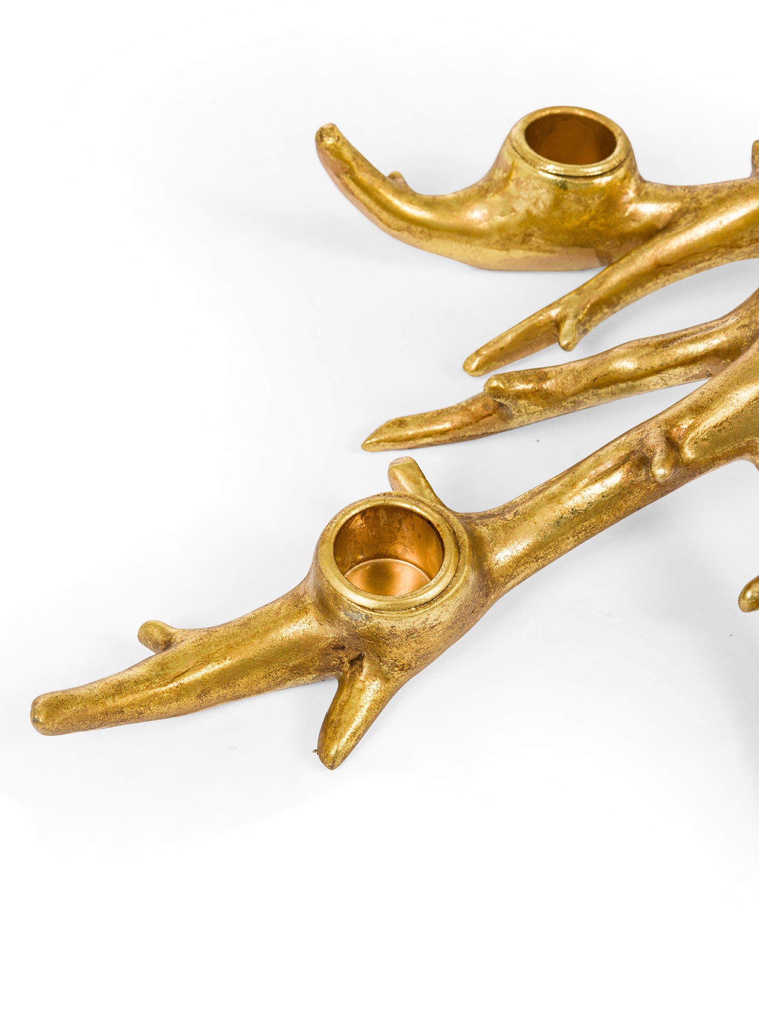 5-light candlestick, Gold, large image number 1