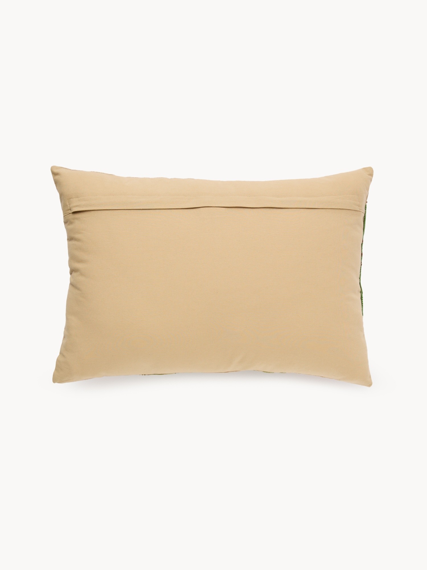 Cotton pillow with embroidery,35x50cm, Multicolor, large image number 1