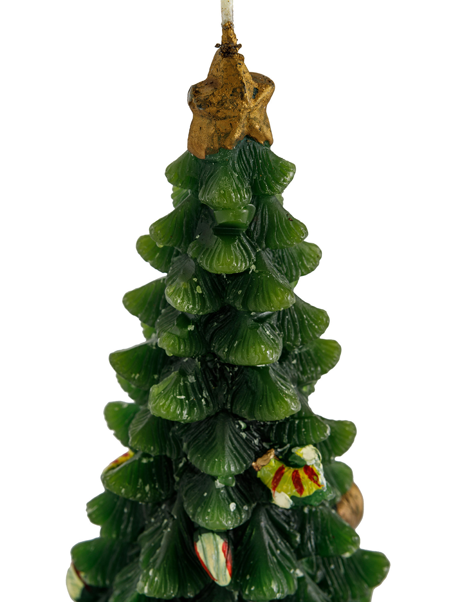 Christmas tree candle, Green, large image number 1