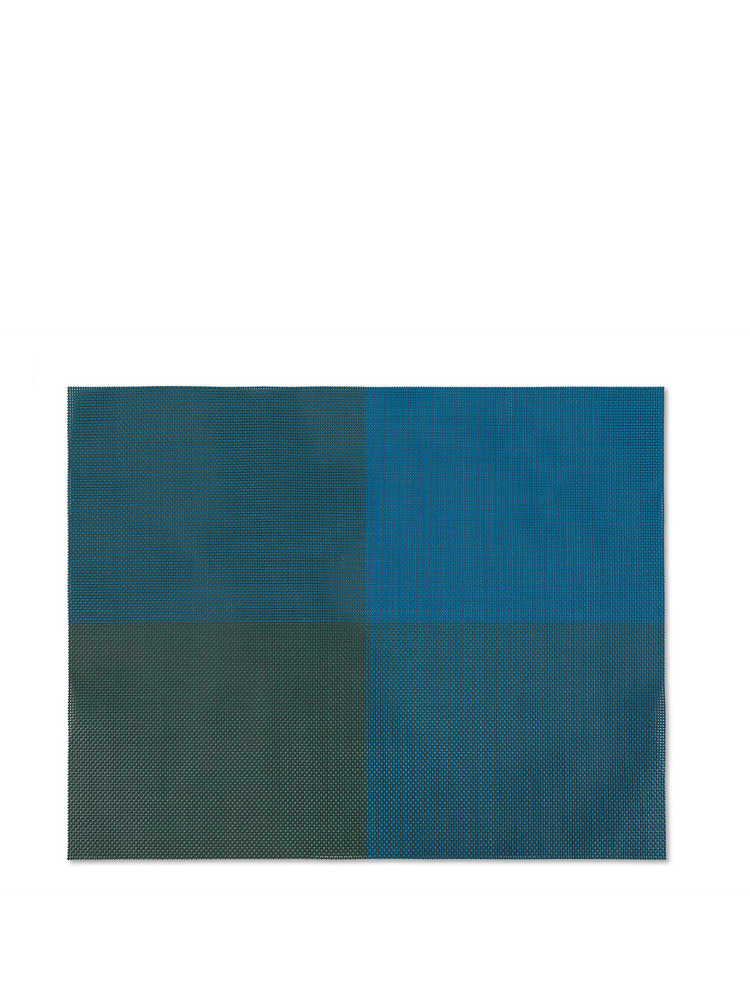 Tovaglietta PVC motivo a quadri, Blu, large image number 0
