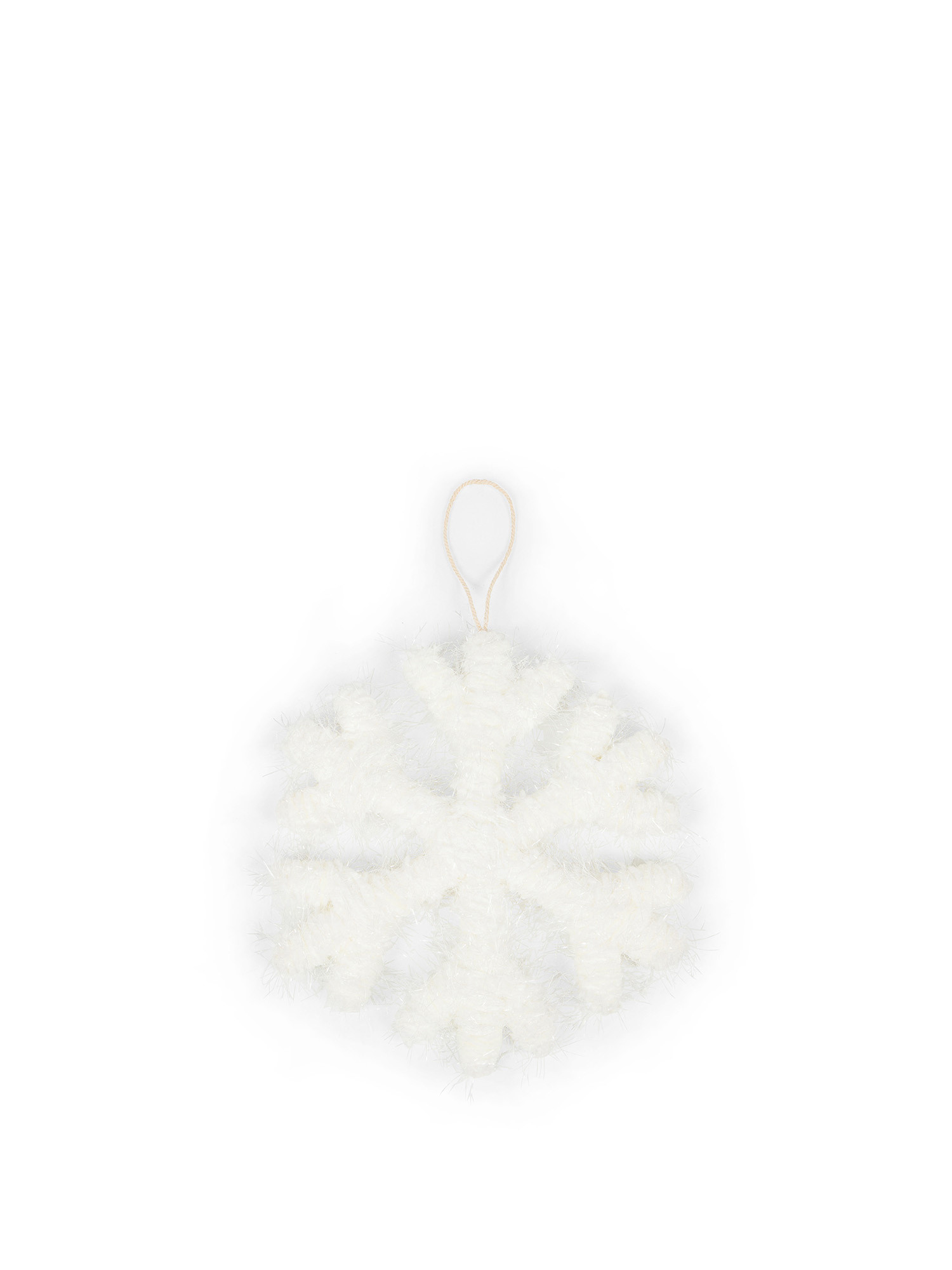 Snowflake decoration, White, large image number 0