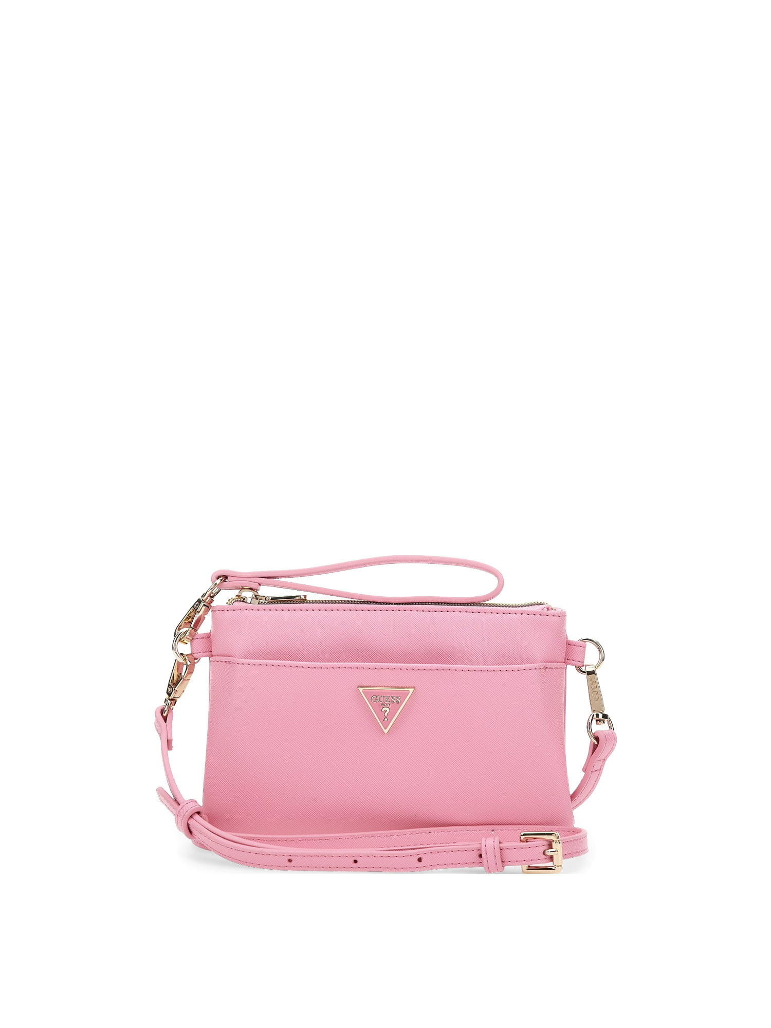 Guess - Pouch con logo, Rosa, large image number 0