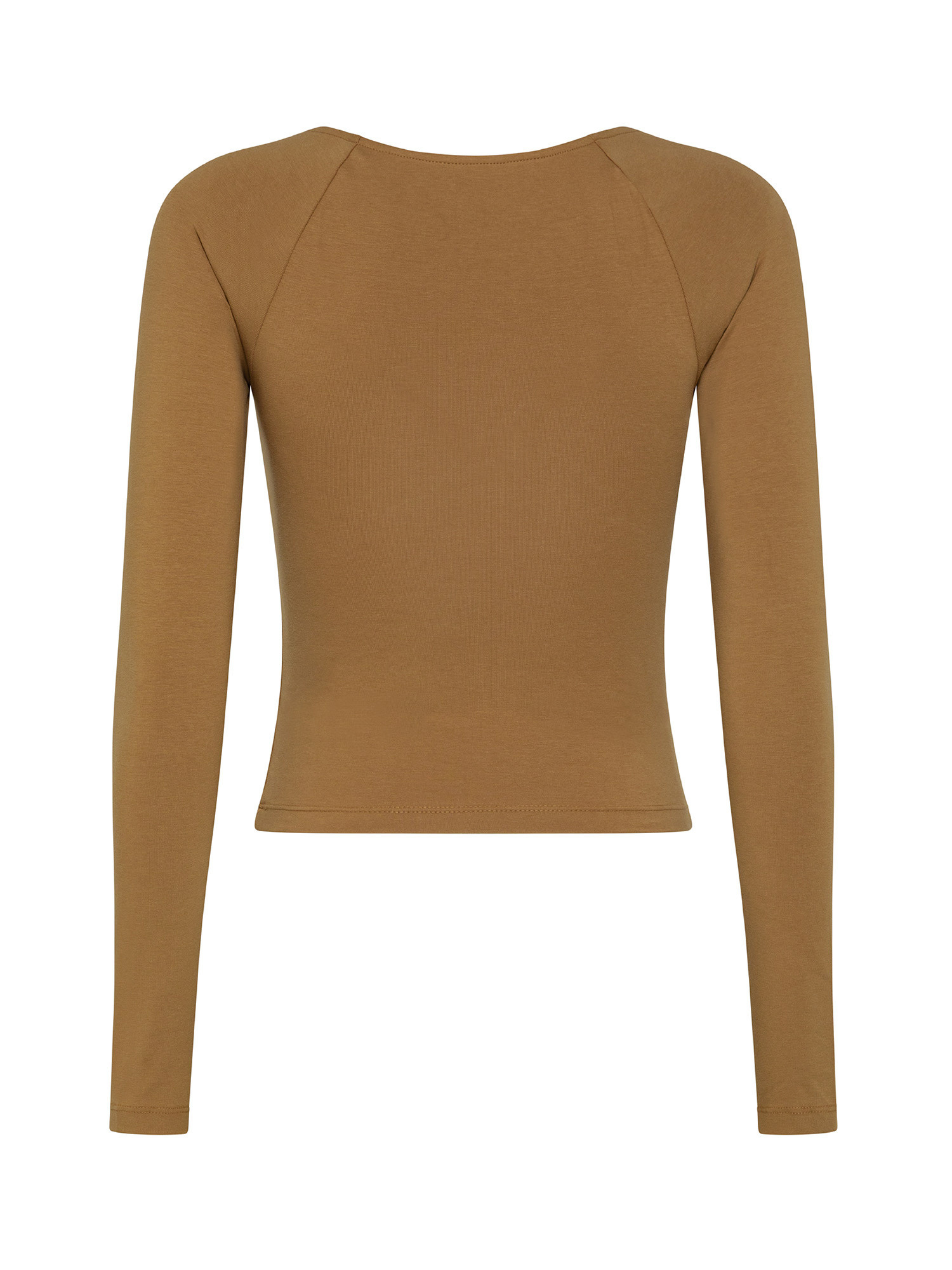 Top in maglia, Marrone, large image number 1