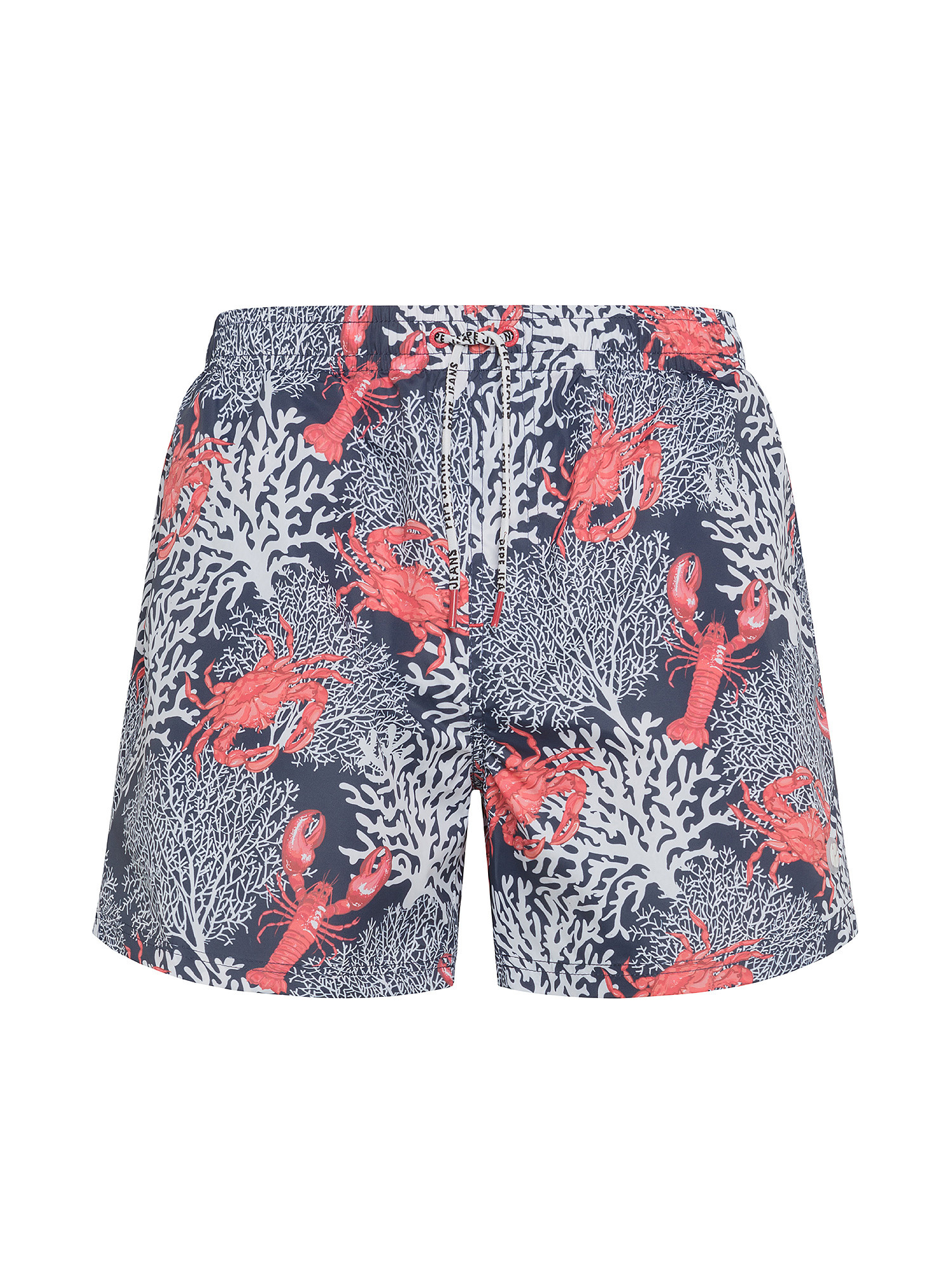 Pepe Jeans - Patterned swim trunks, Multicolor, large image number 0