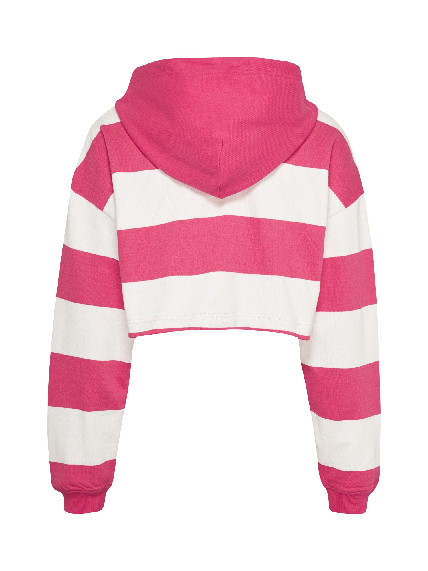 Tommy Jeans - Crop hoodie in cotton, Pink, large image number 1