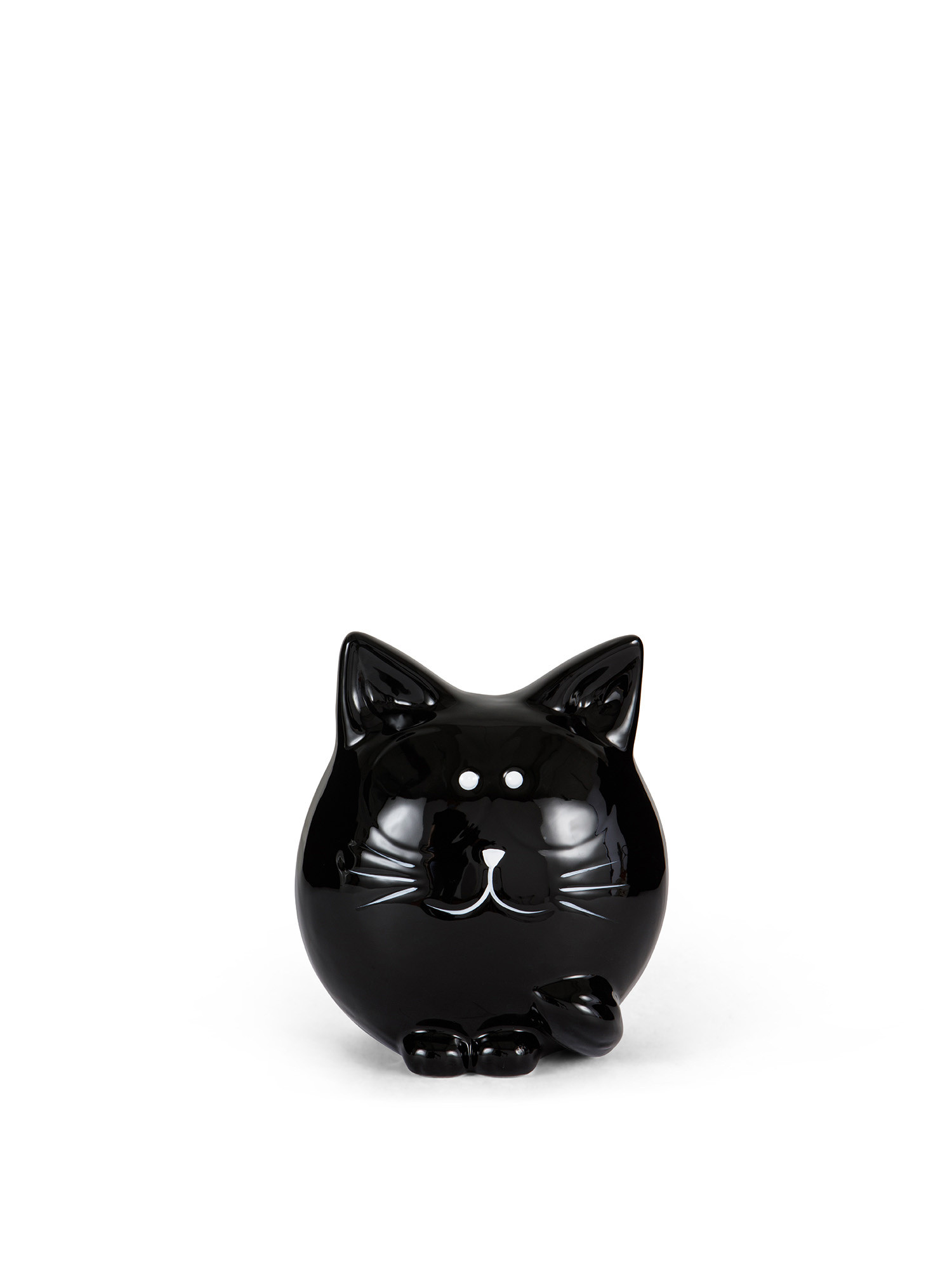 Umidificatore ceramica a gatto, Nero, large image number 0