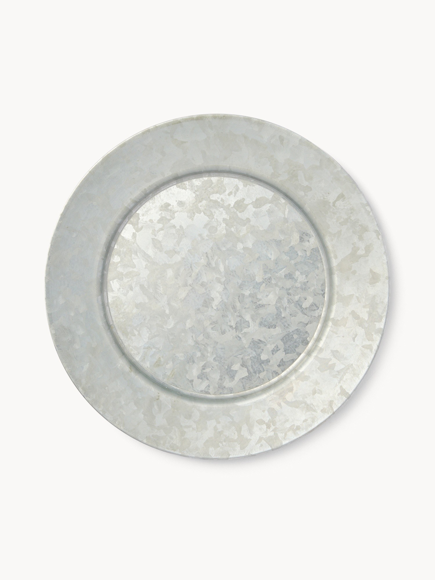 Sottopiatto in metallo, Grigio, large image number 0