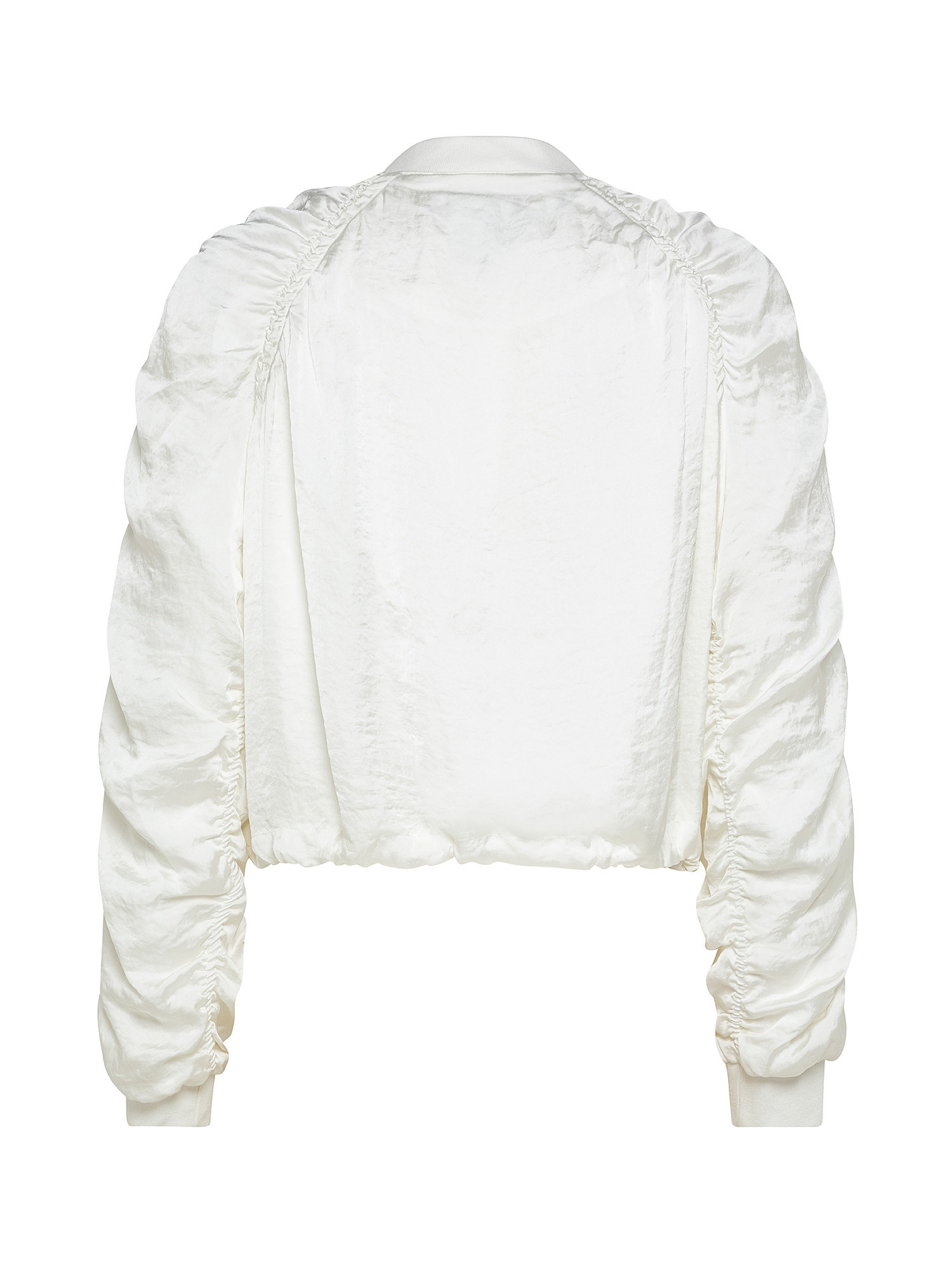 Ruffled jacket, White, large image number 1