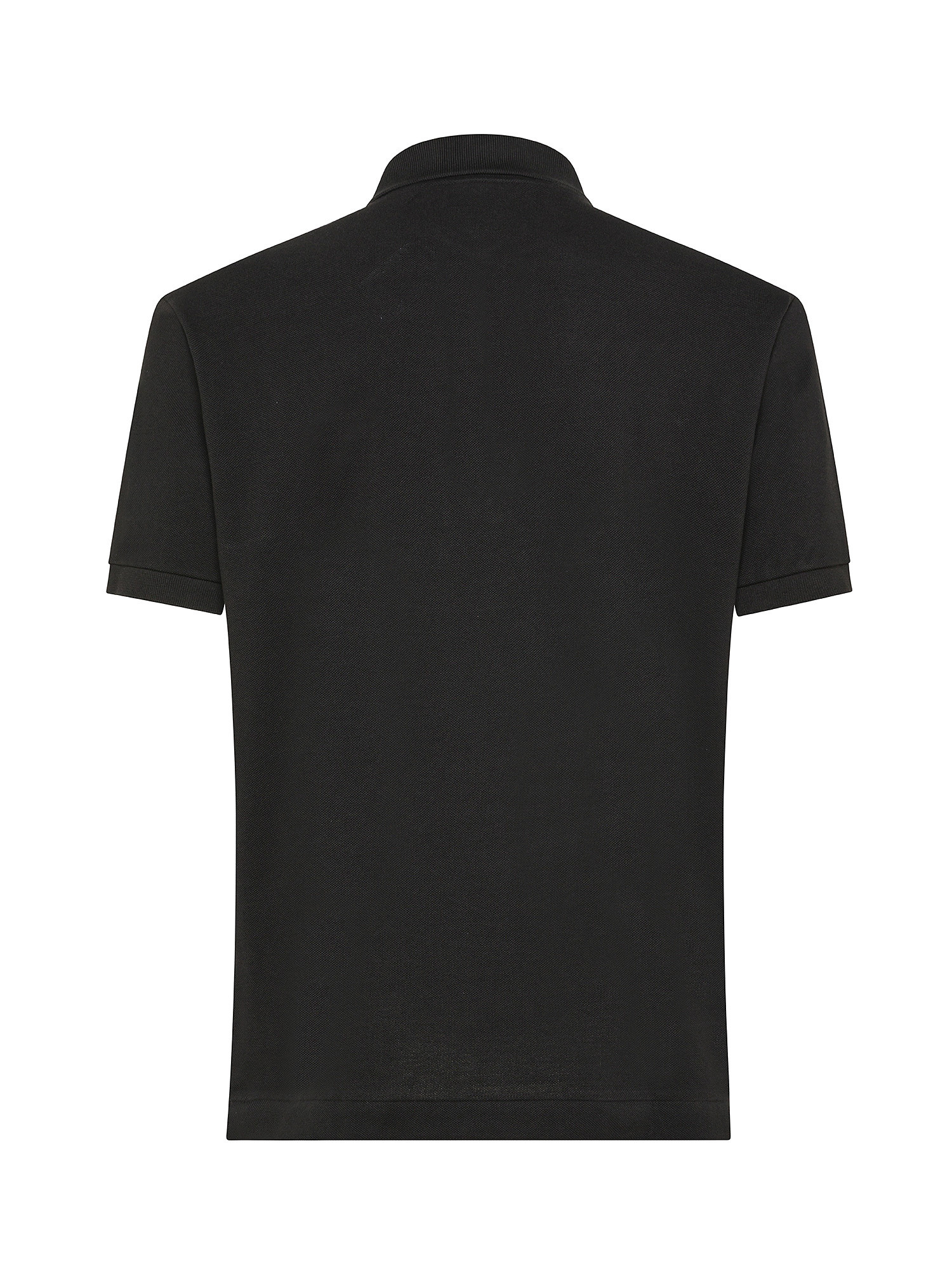 Lacoste - Classic cut polo shirt in petit piquè cotton, Black, large image number 1