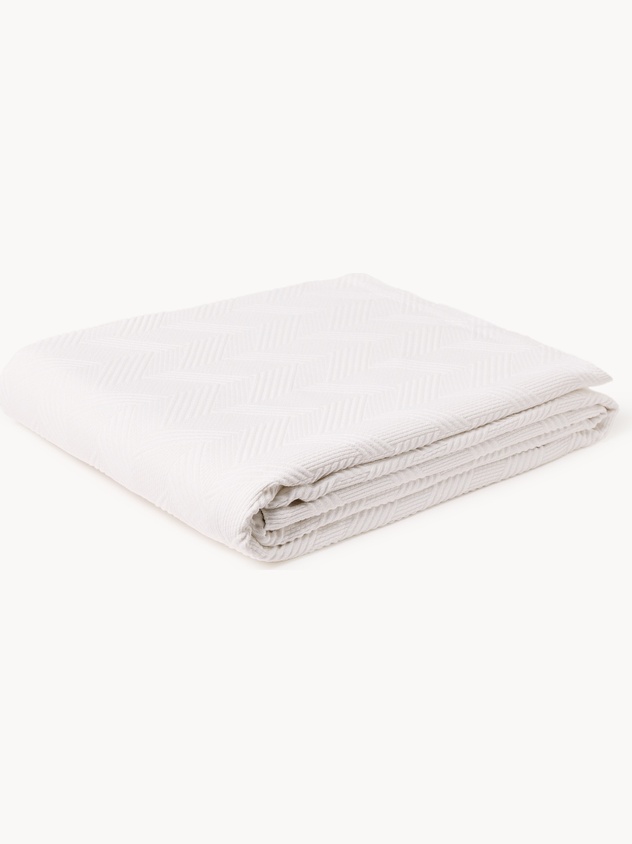 Cotton-blend Jacquard Bedspread - Introductory Price
