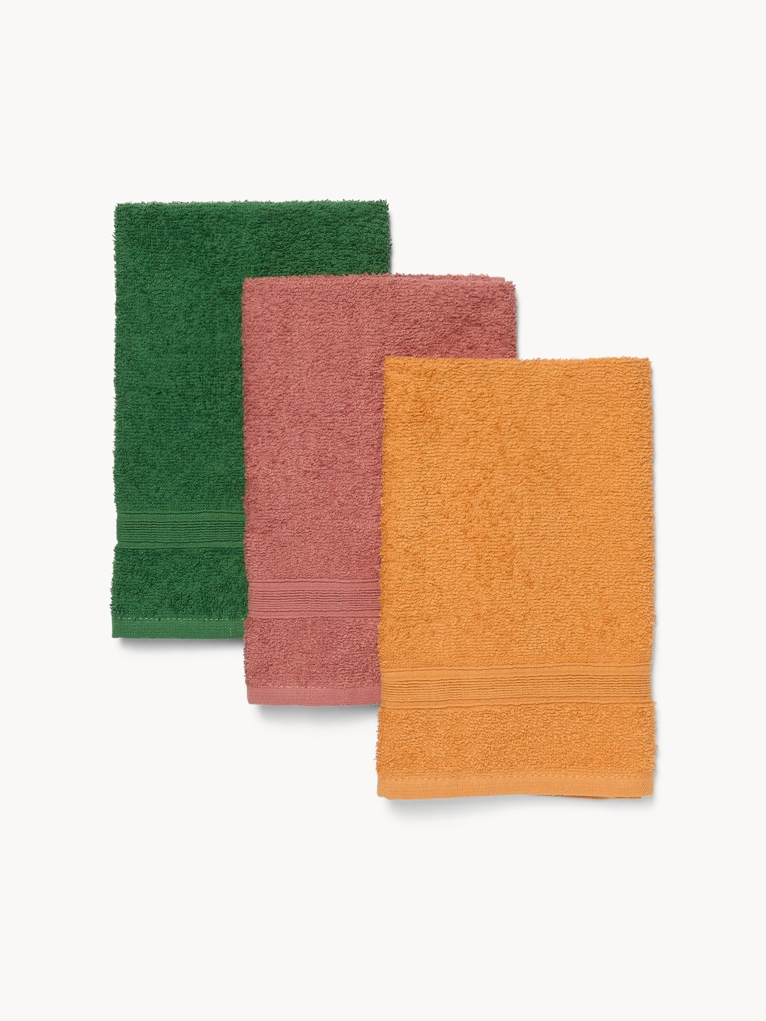 Set di 3 strofinacci in puro cotone con trama a nido d'ape - Prezzo di lancio, Multicolor, large image number 0