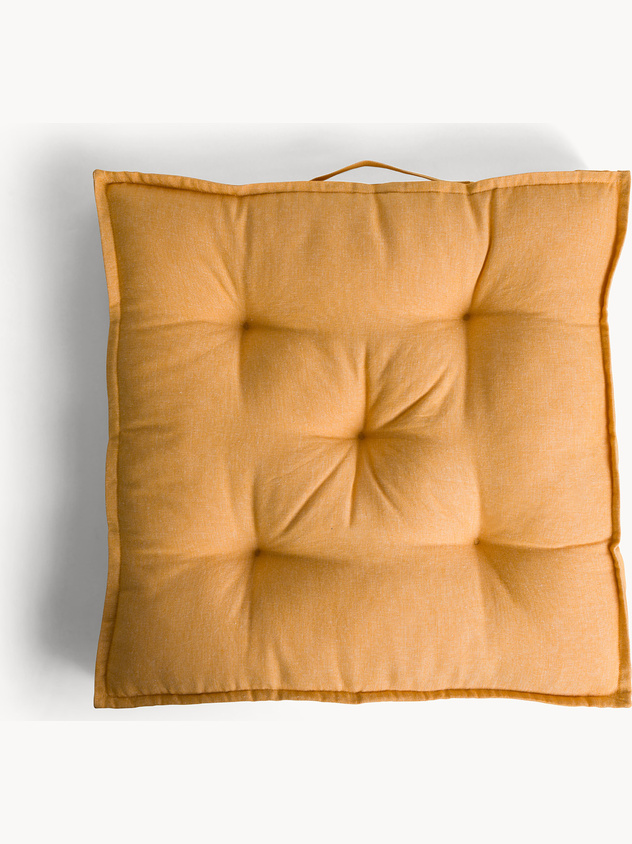 Cuscino a materasso in cotone tinta unita