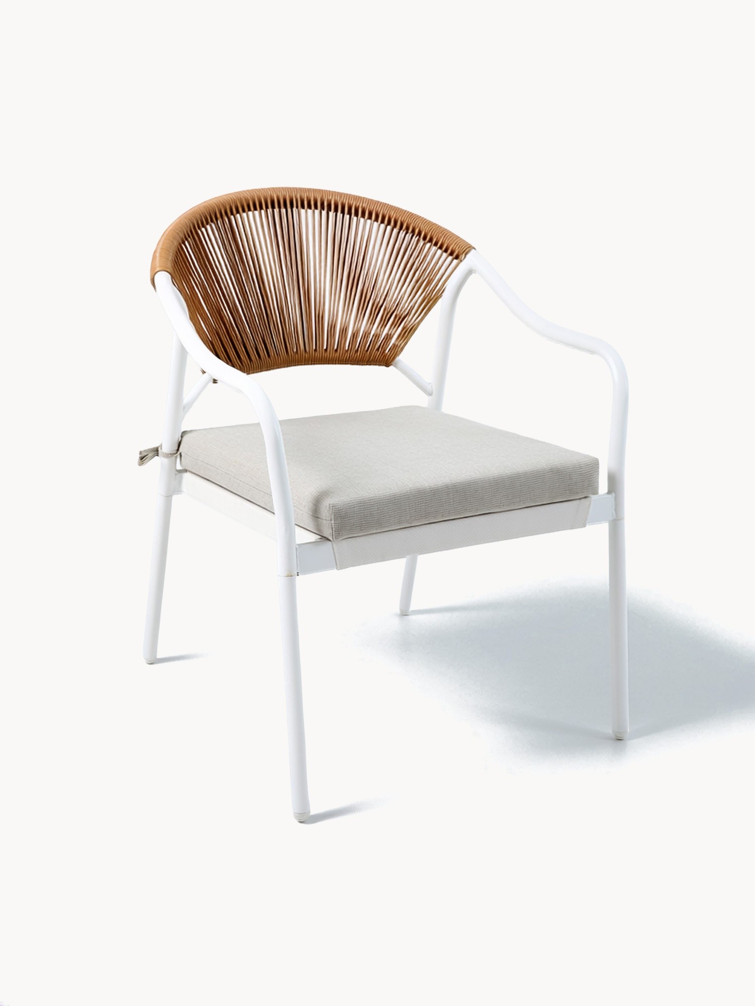 Poltrona da esterno Hampton, Bianco/Beige, large image number 0