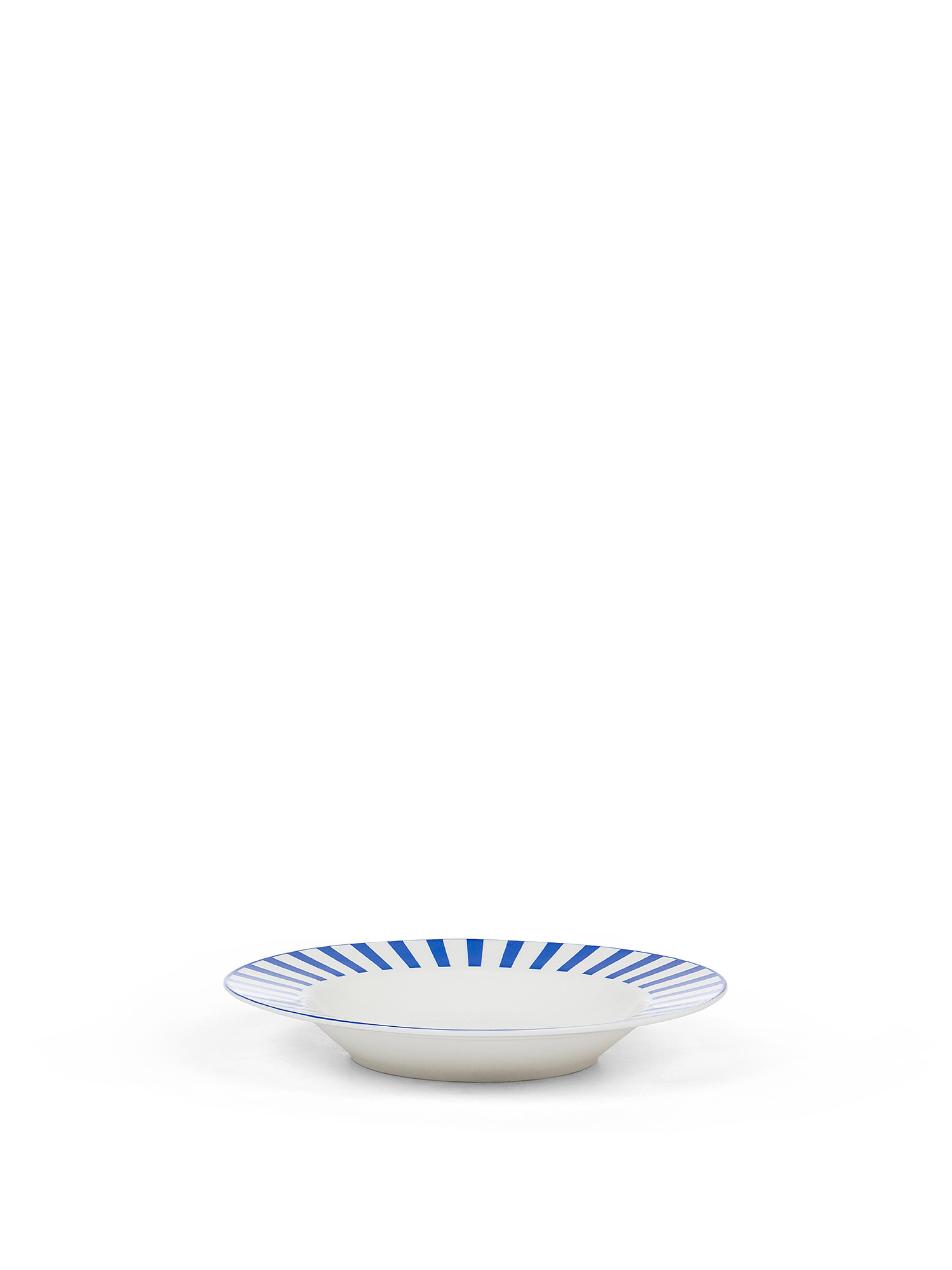 New bone china bottom surface, White / Blue, large image number 0