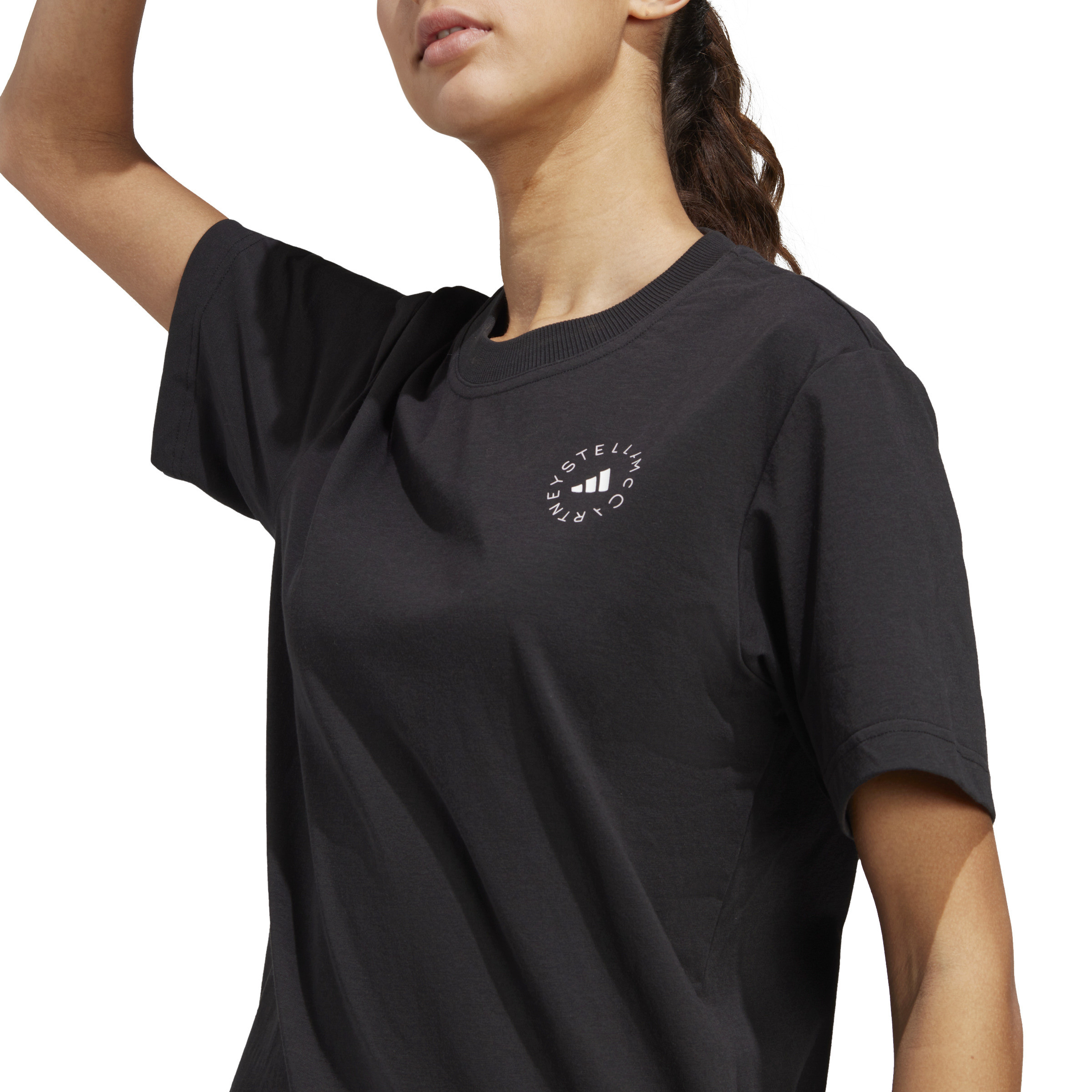 Adidas by Stella McCartney - TrueCasuals Regular Sportswear T-Shirt, Black, large image number 3