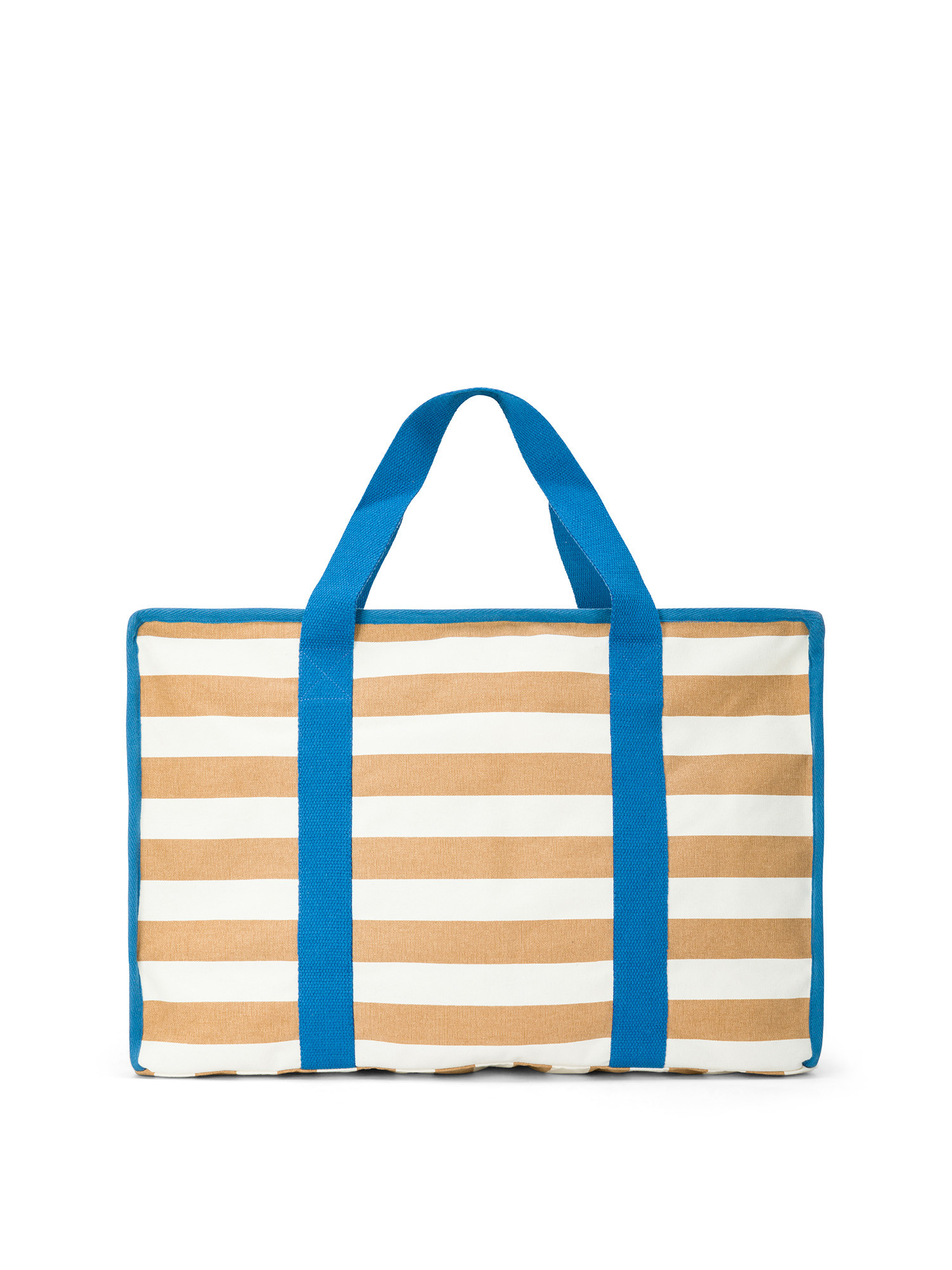 Beach bag with zip closure and side pockets, Multicolor, large image number 0