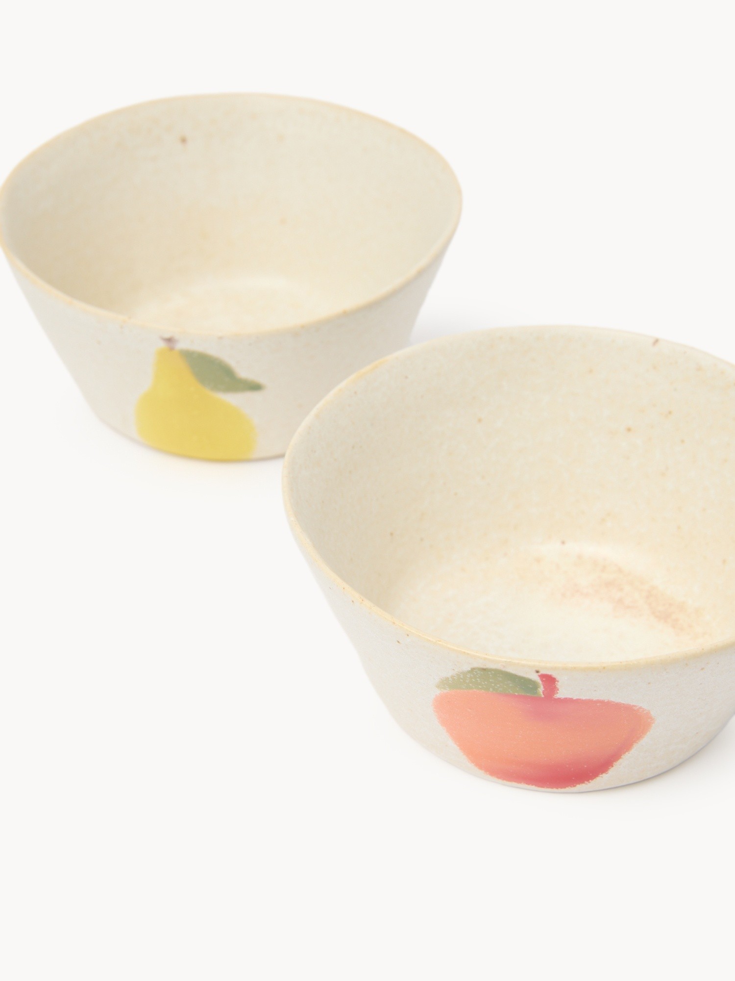 Ceramic small bowl with fruit motif, Crema, large image number 0