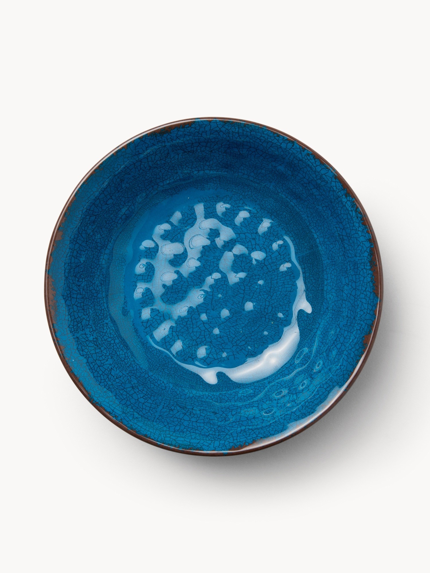 Blue Melamine Soup Plate - Introductory Price, Blue, large image number 1