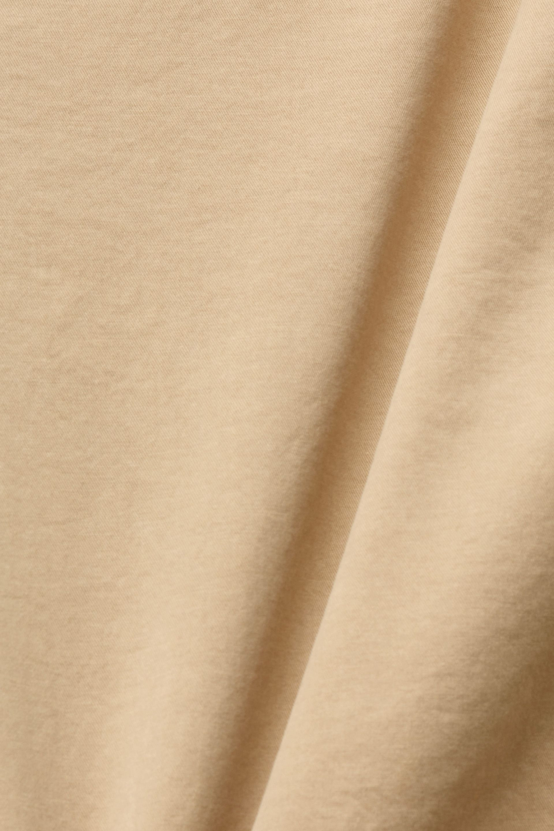 Esprit - Shorts con cintura intrecciata in rafia, Sabbia, large image number 1