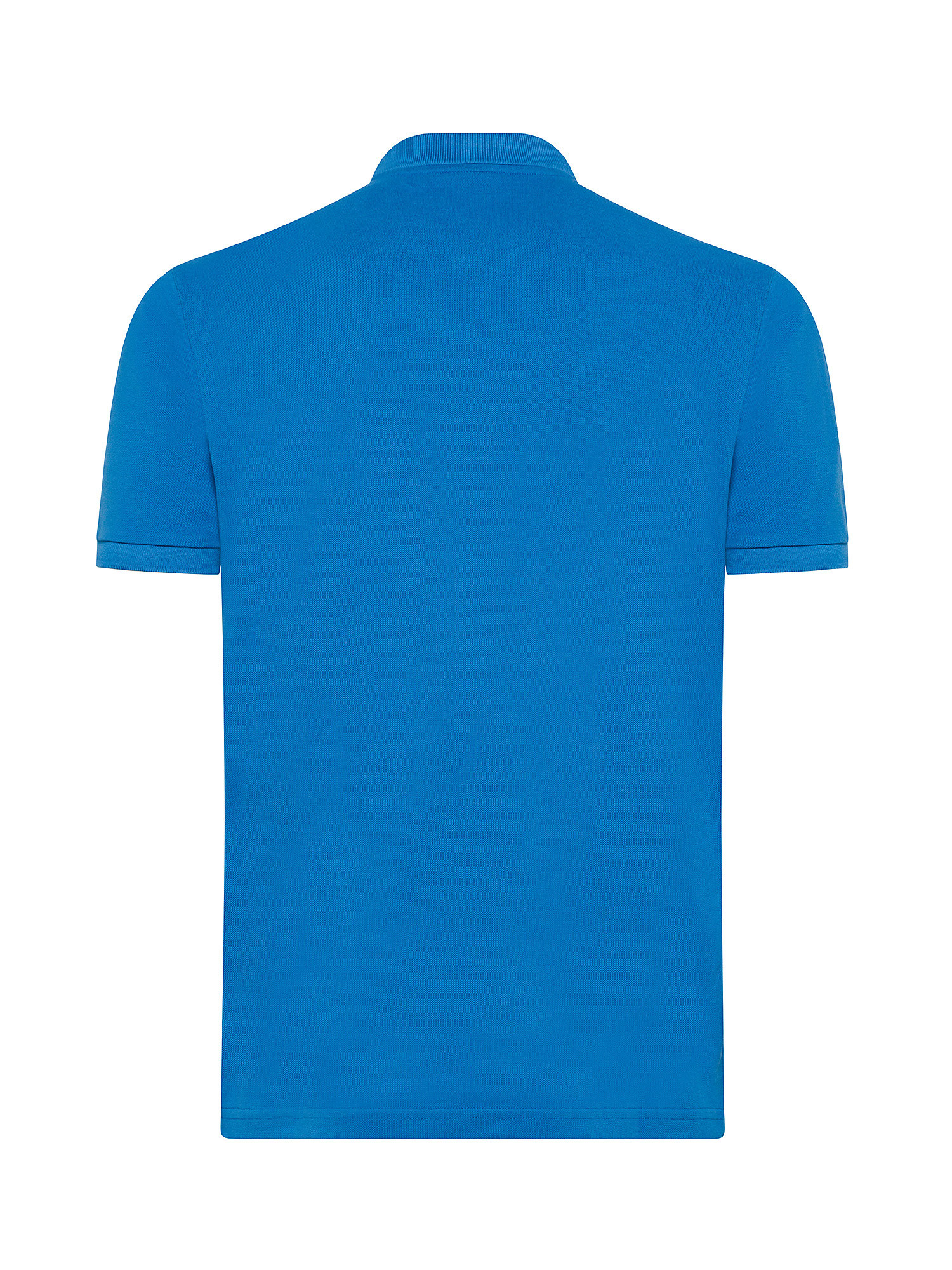 Colmar - Short-sleeved polo shirt in piqué cotton, Light Blue, large image number 1