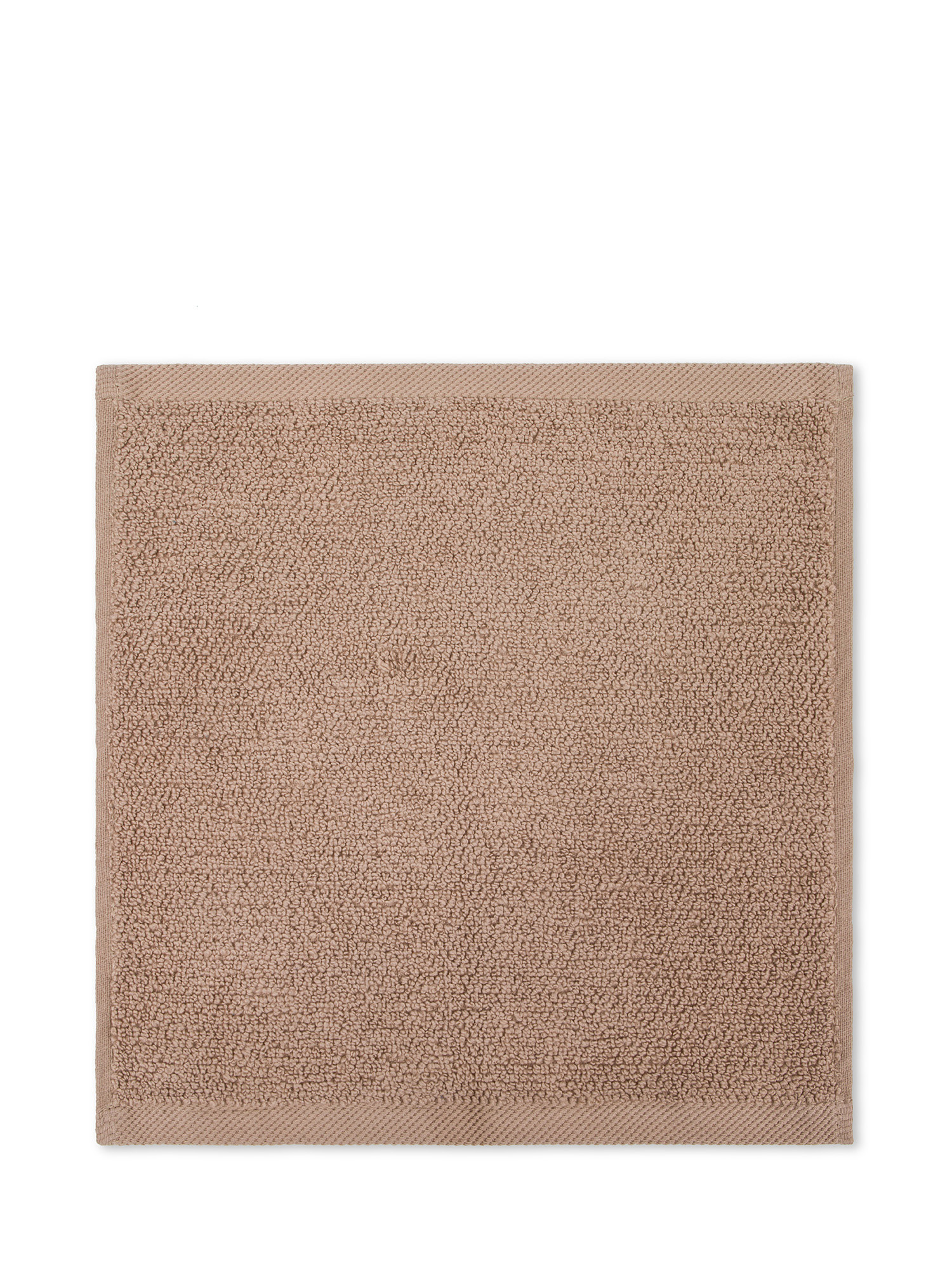 Cotton terry washcloth set of 4, TAUPE, large image number 1