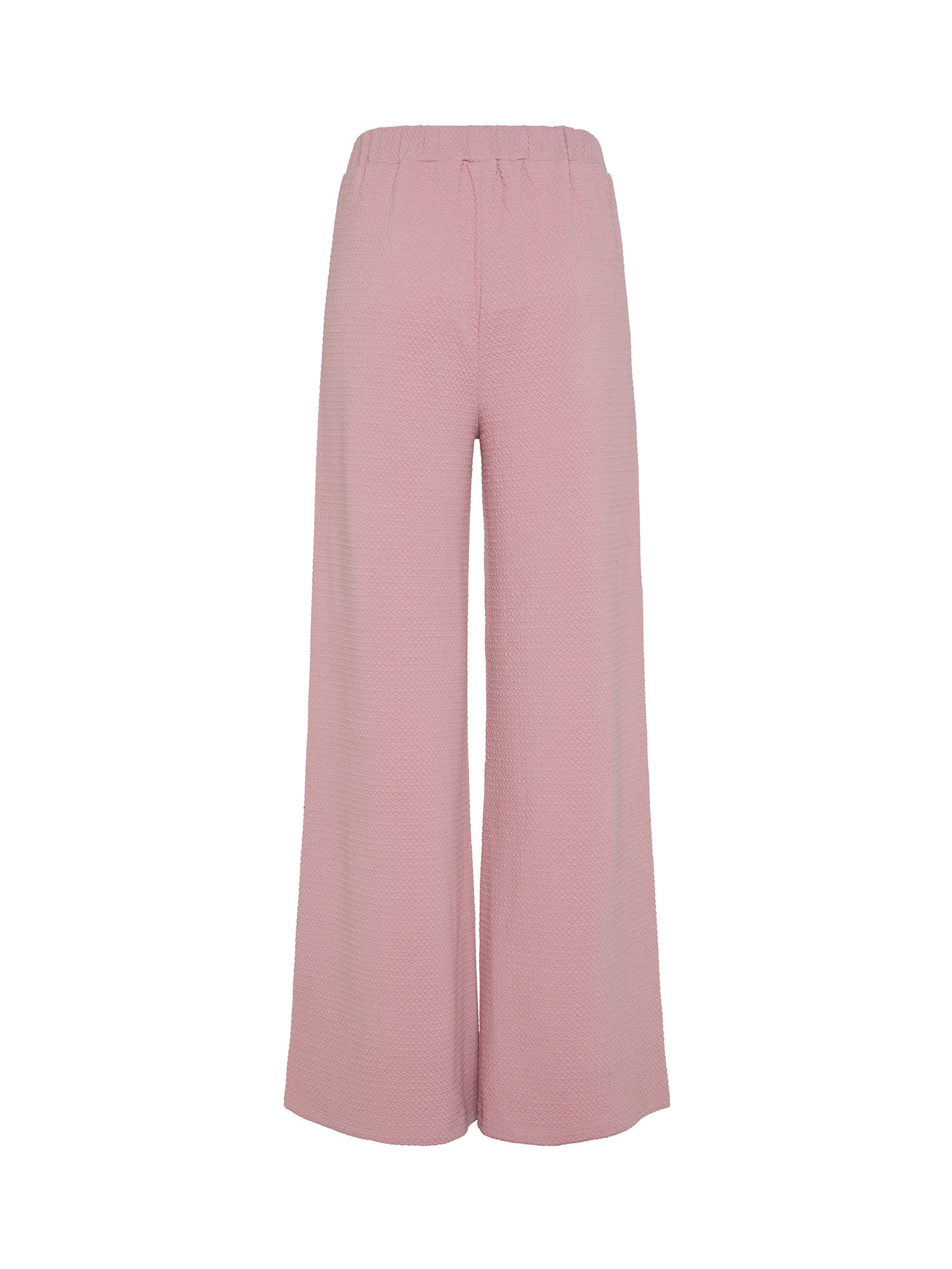 Koan - Pants in soft textured jersey, Pink, large image number 1