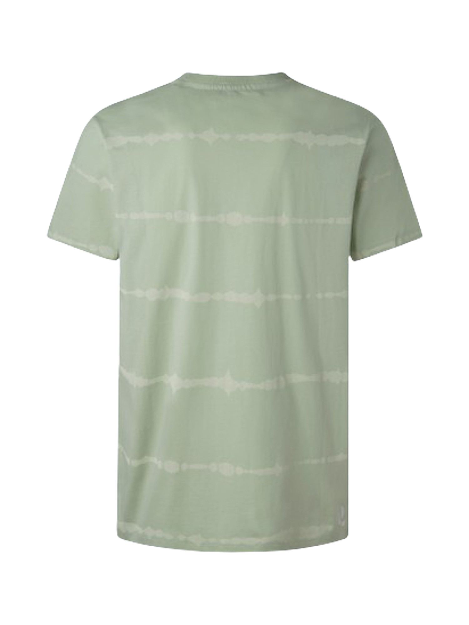 T-shirt tie-dye a strisce alam, Verde, large