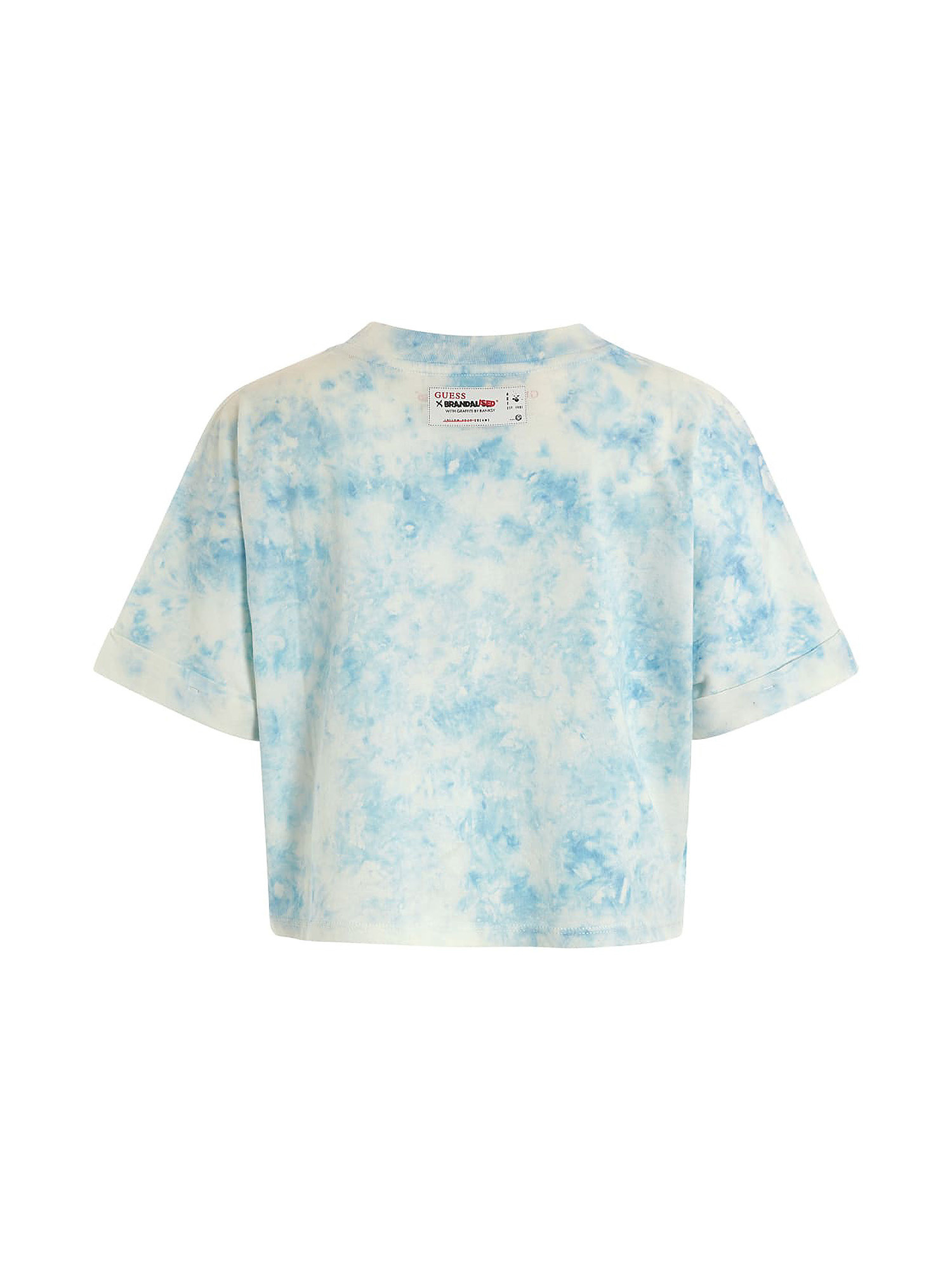 GUESS - T-shirt tie-dye, Azzurro, large image number 1