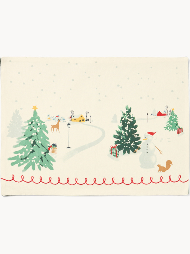 Pure cotton printed placemat