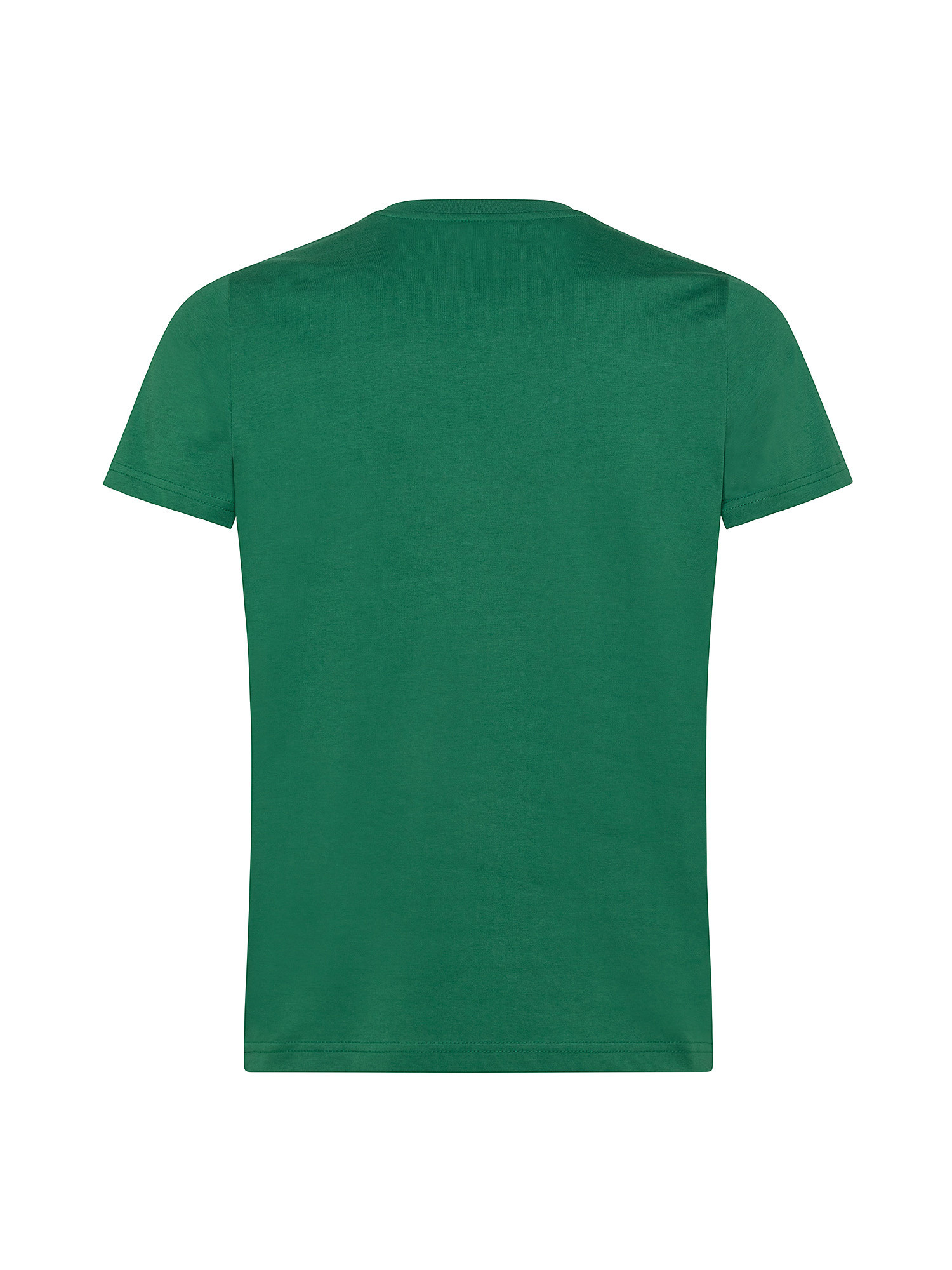 T-shirt slim fit, Verde scuro, large