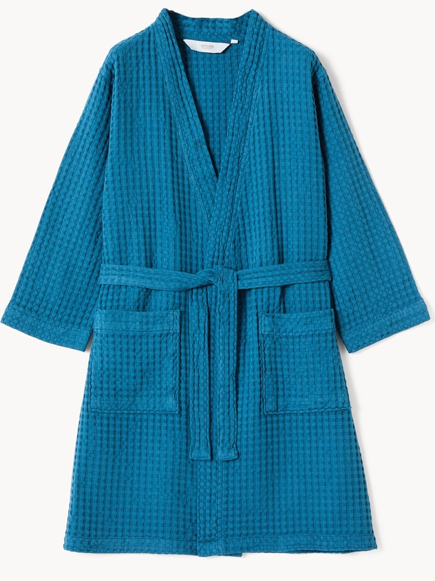 Accappatoio in cotone nido d'ape