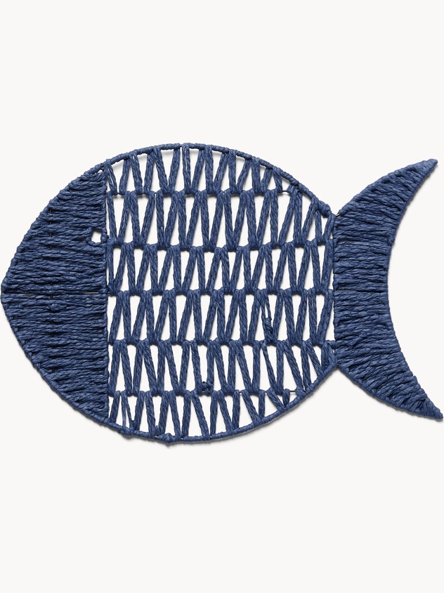 Fish-shaped placemat
