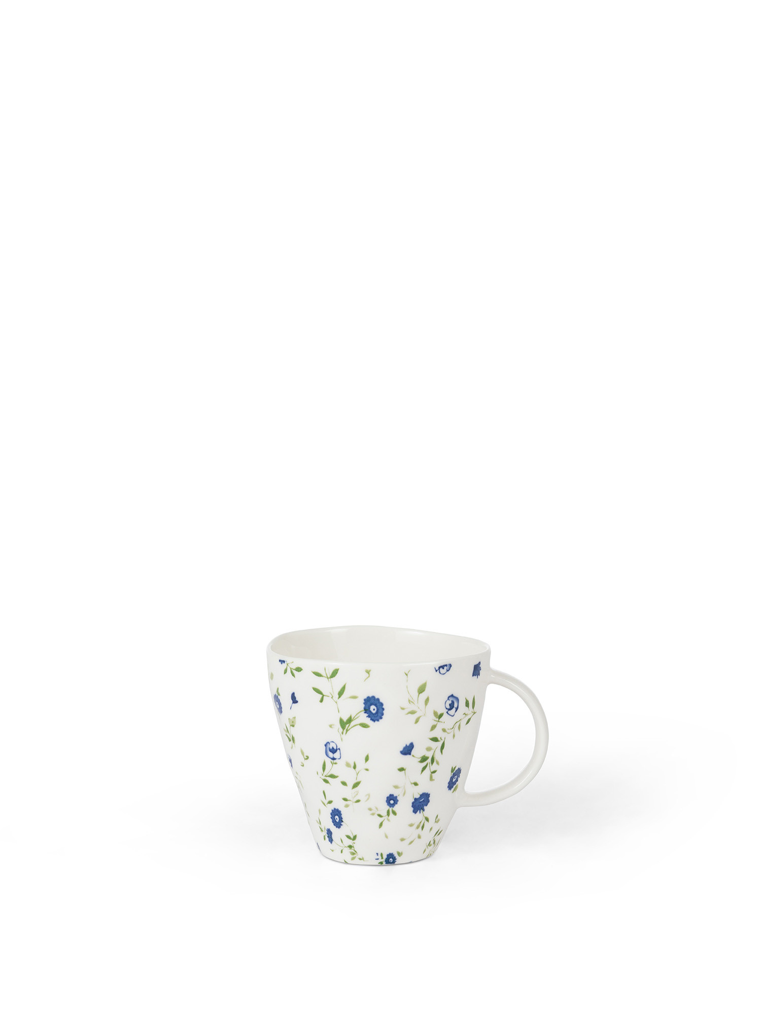 Porcelain mug with flower motif, White, large image number 0