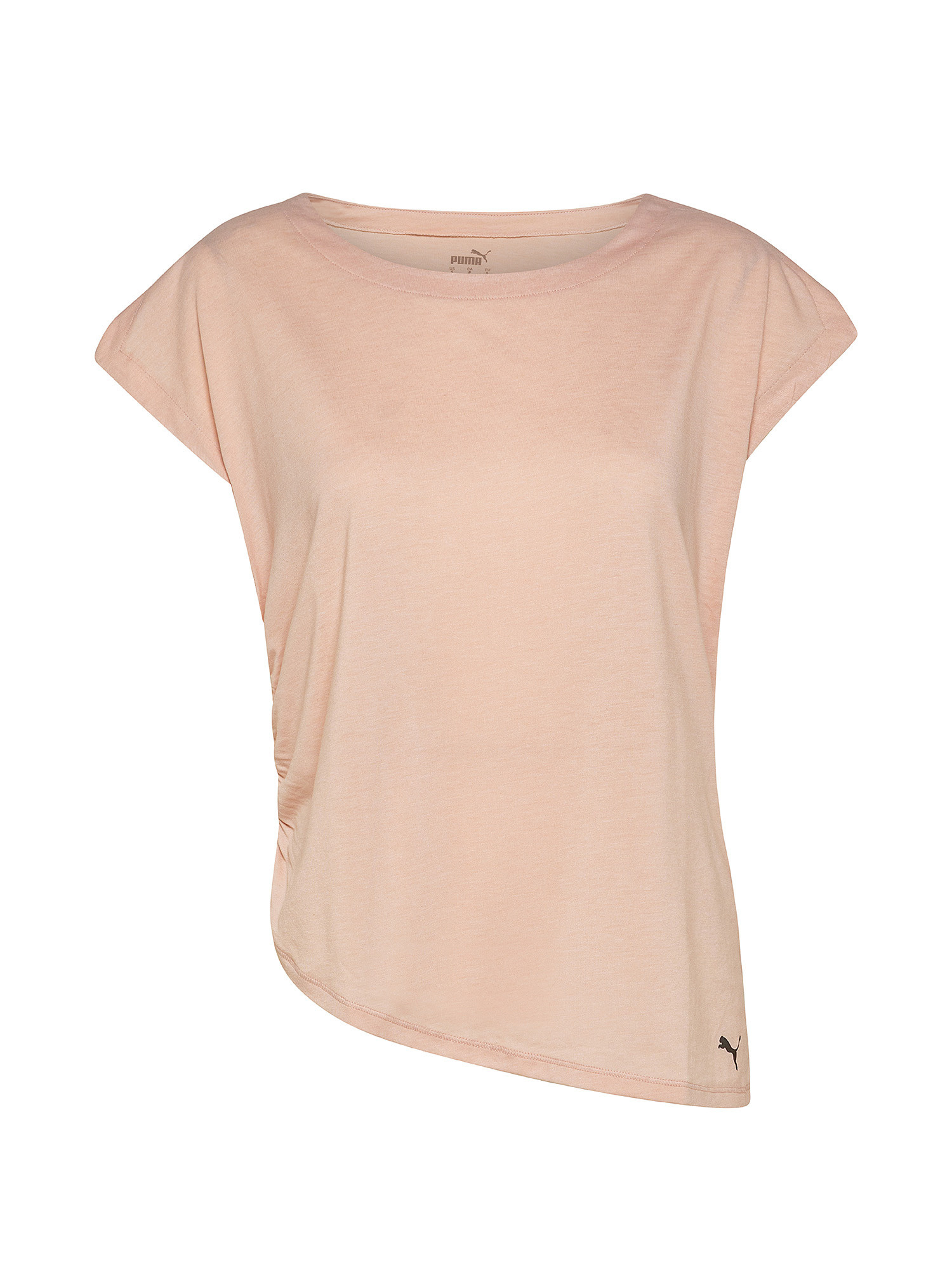 T-shirt asimmetrica, Rosa chiaro, large image number 0