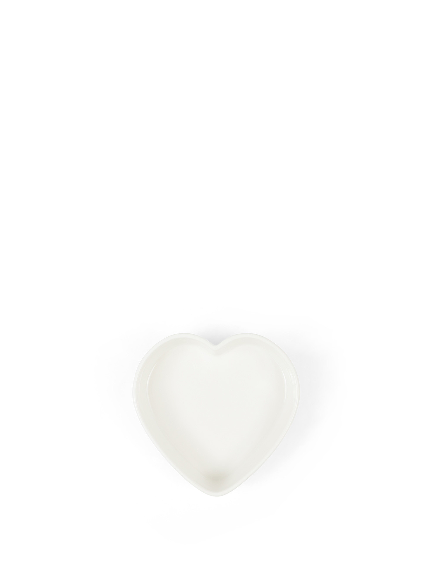 Heart porcelain mold, White, large image number 1