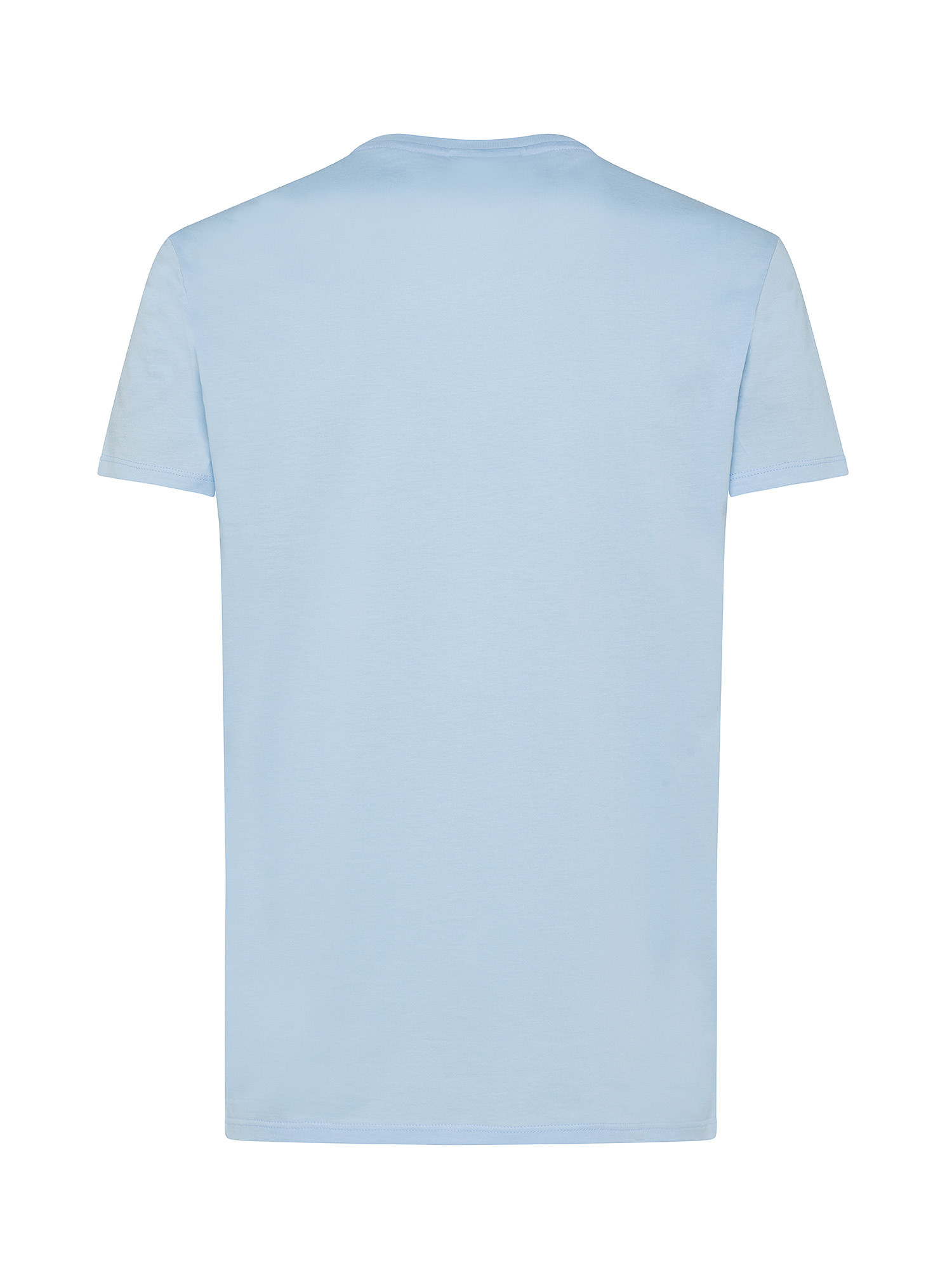 Lacoste - Pima cotton jersey crewneck T-shirt, Light Blue, large image number 1