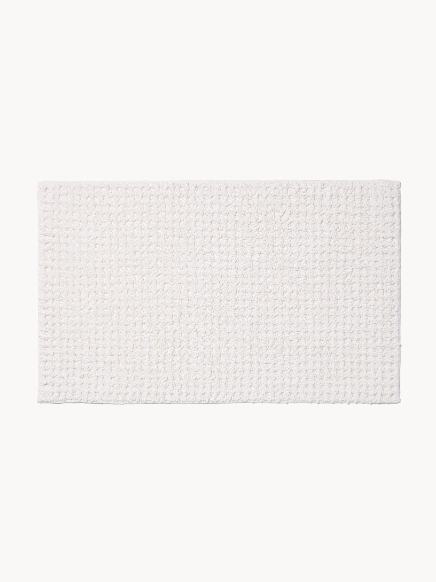 Bath mat with honeycomb pattern, White 1, large image number 0
