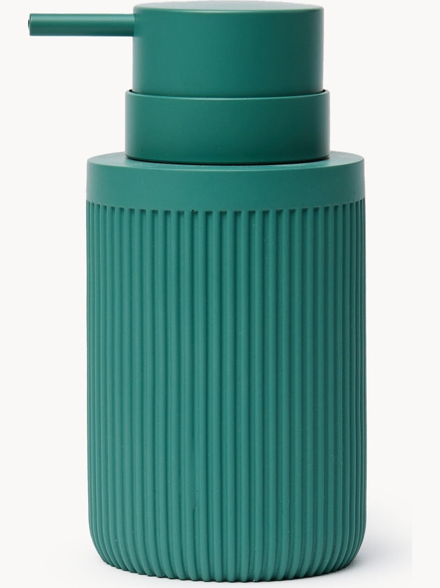 Dispenser in solid color polyresin