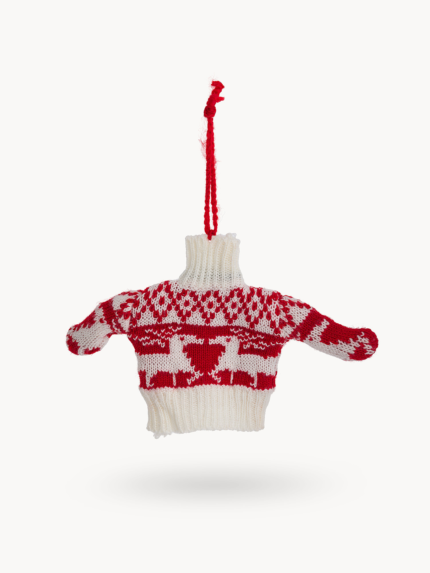 Fabric Tree Ornament, Red, large image number 0