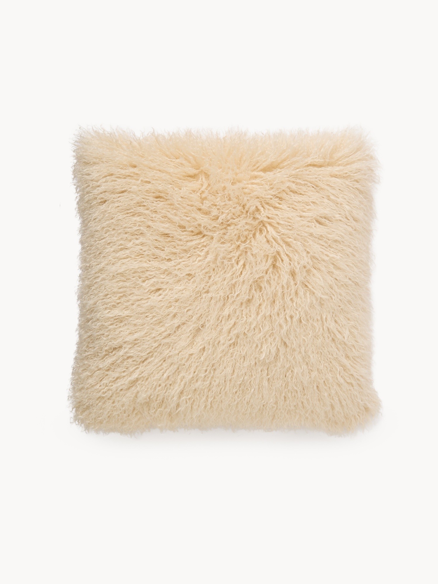 Cuscino effetto mohair 50x50cm, Marrone nocciola, large image number 0