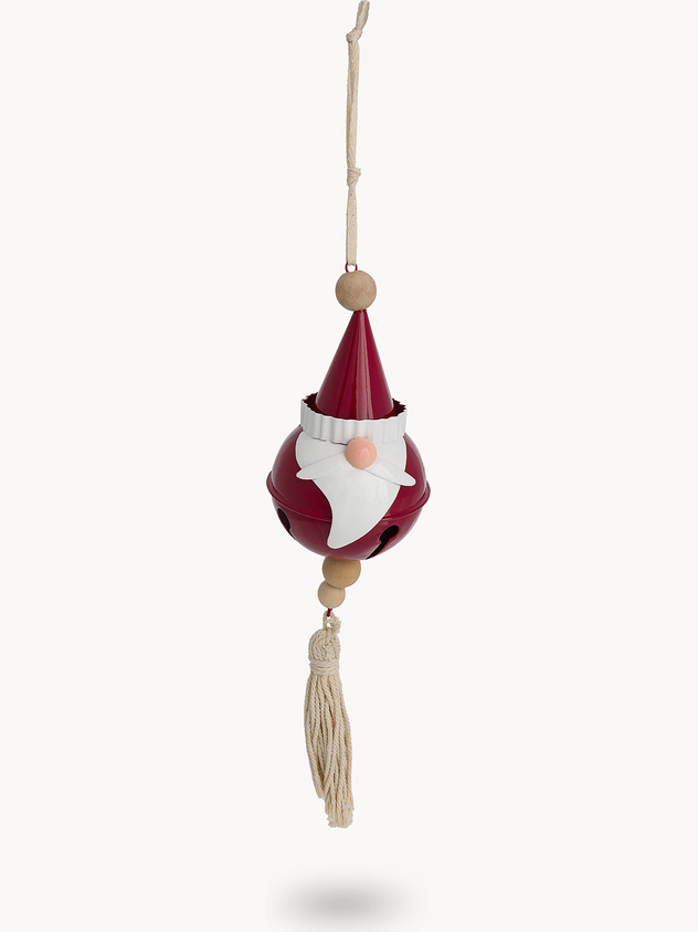 Santa Claus iron decoration with tassel